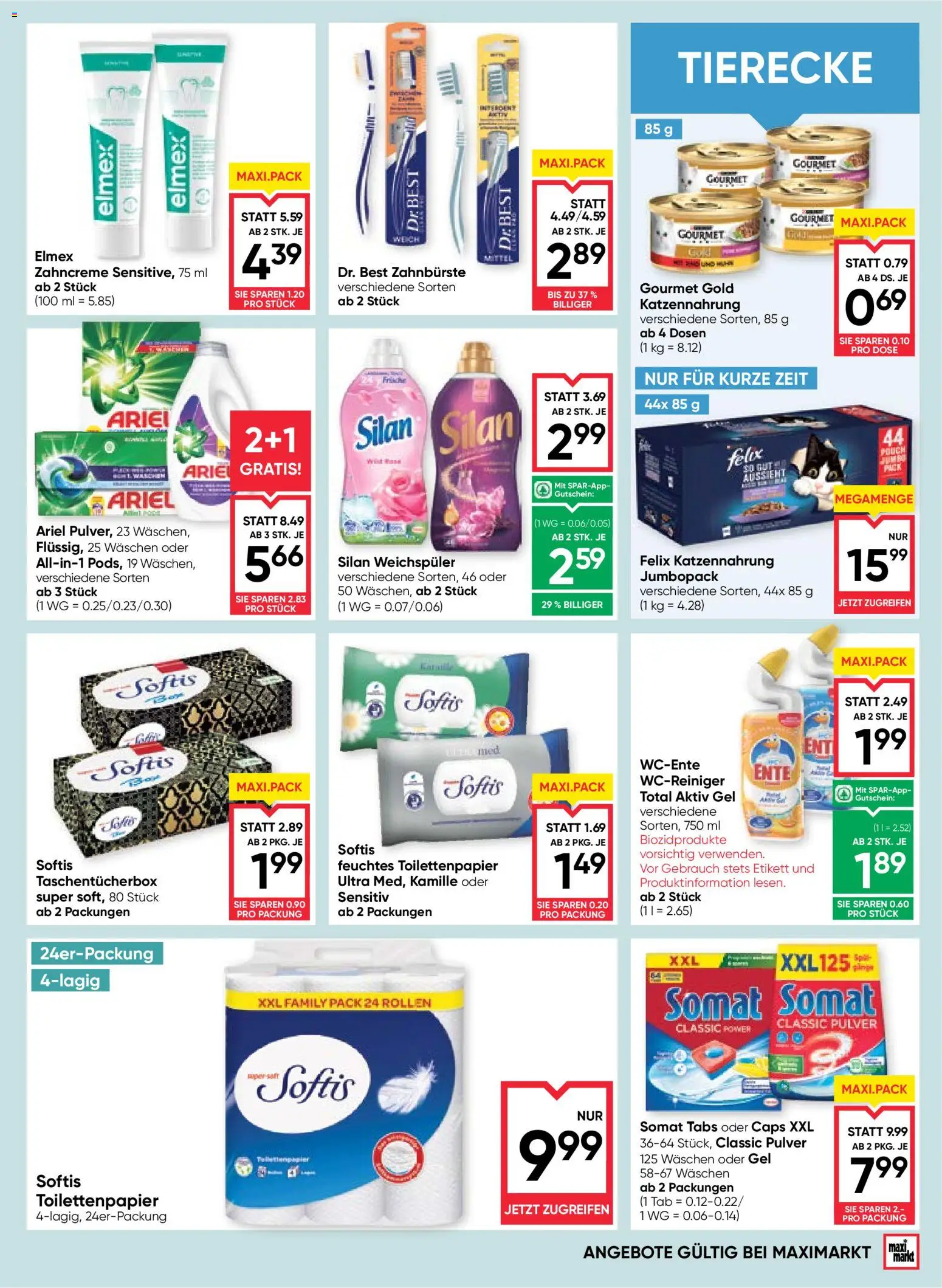 Maximarkt Flugblatt gültig ab 10.09.2026 | Seite: 15 | Produkte: Zahnbürste, Weichspüler