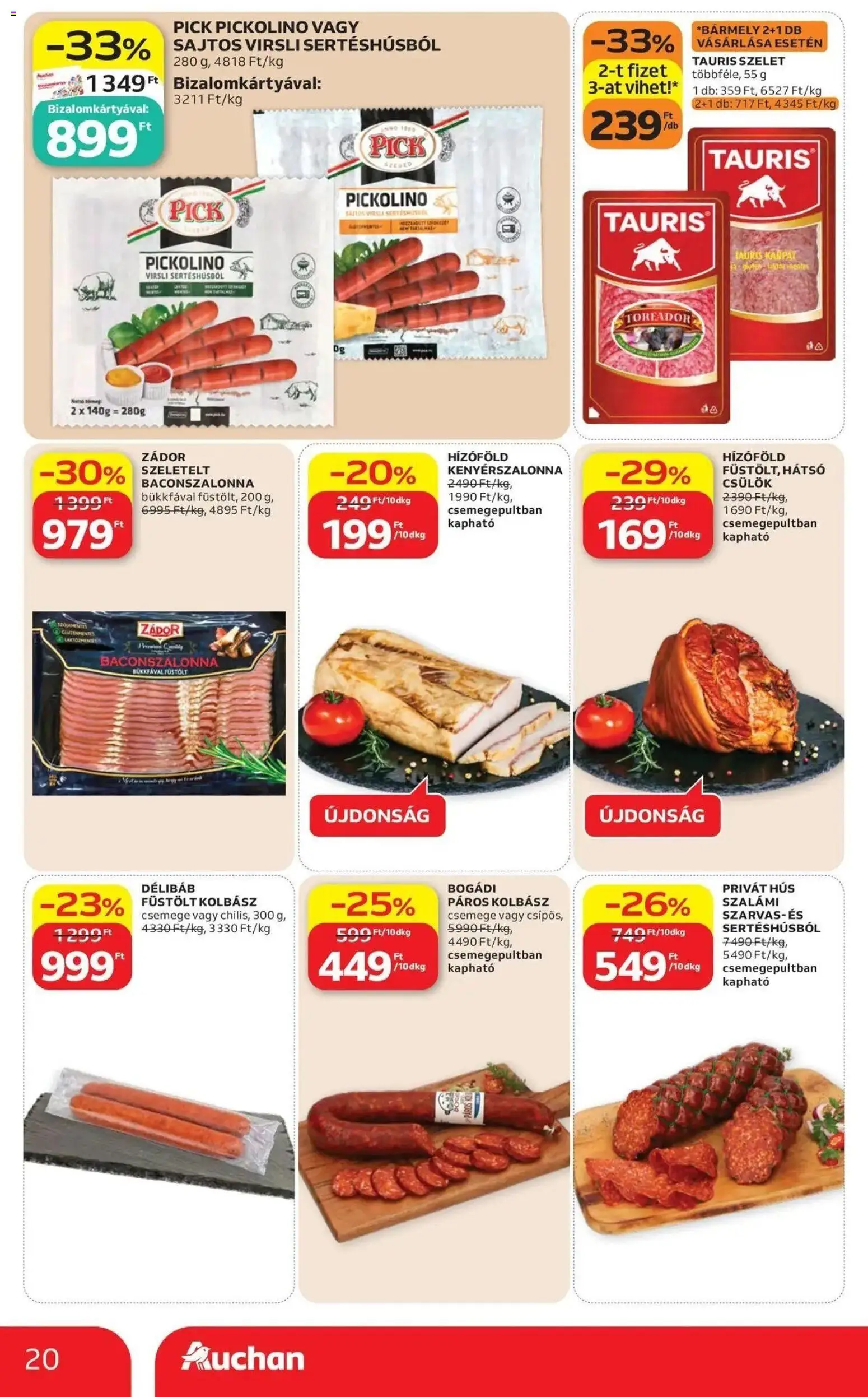 Auchan akciós ujság - amely érvényes a következő dátumtól: 30.04.2026 | Oldal: 20
