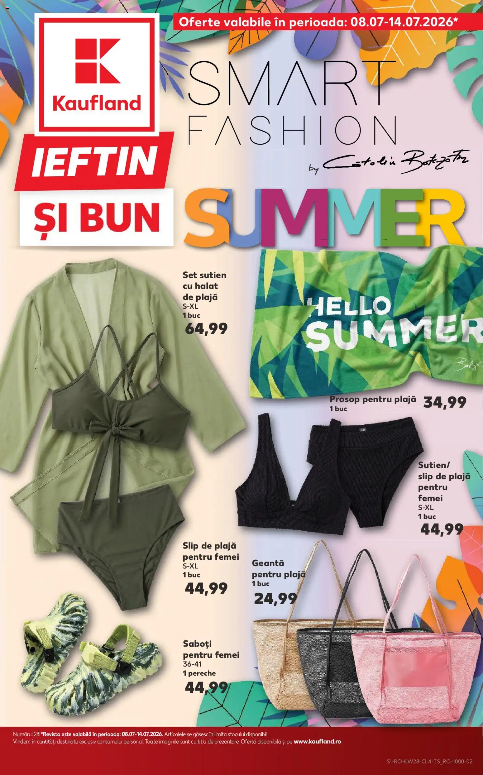 Noul catalog Kaufland – valabil de la 08.07.2026 | Pagină: 1 | Produse: Geantă, Sutien, Slip
