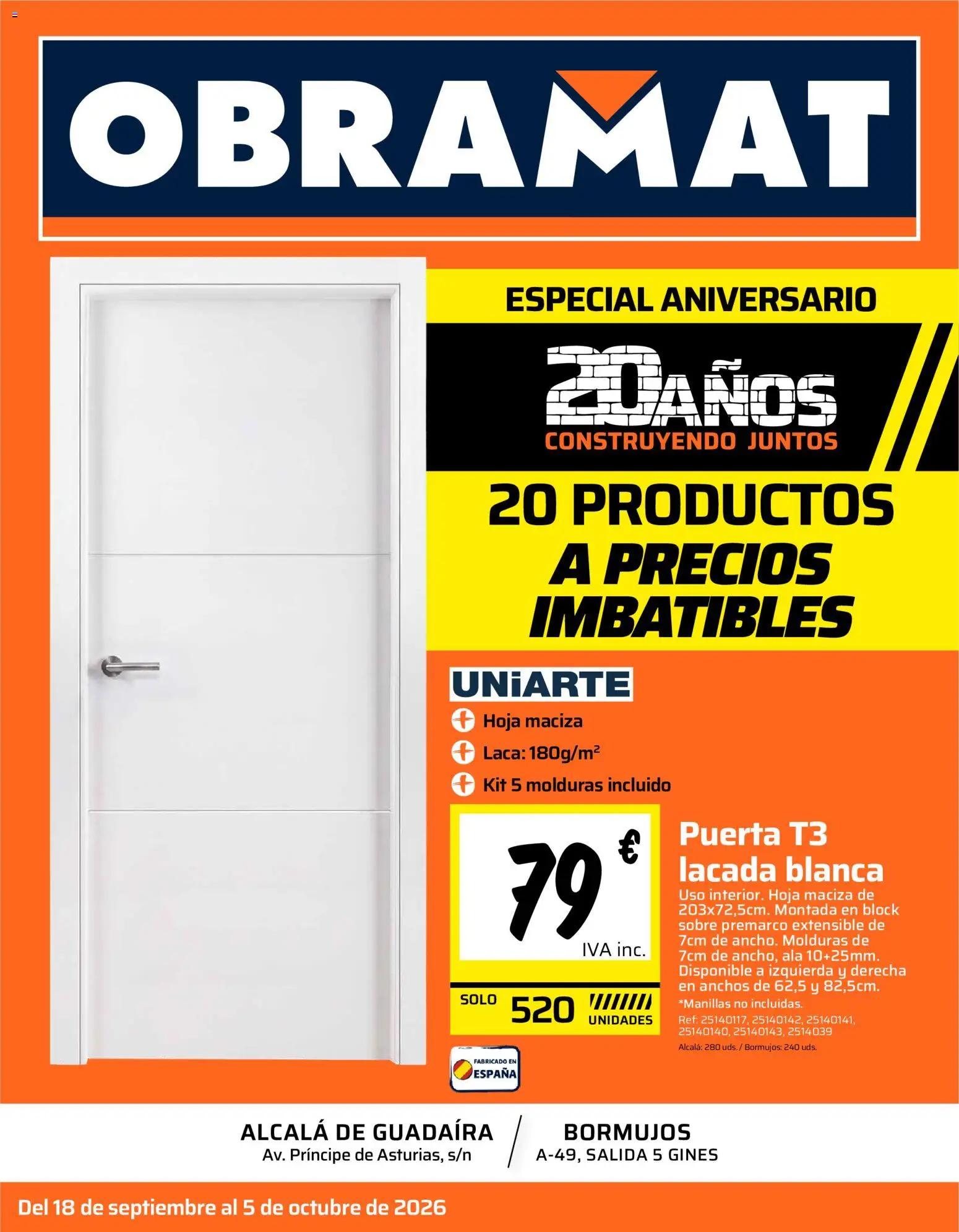 Obramat - Bormujos │ válido desde el 18/09/2026 | Página: 1