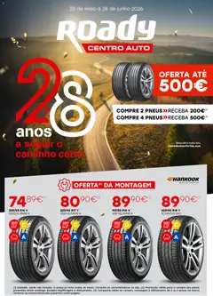 Pré-visualização Roady folheto válido de 28.05.2026