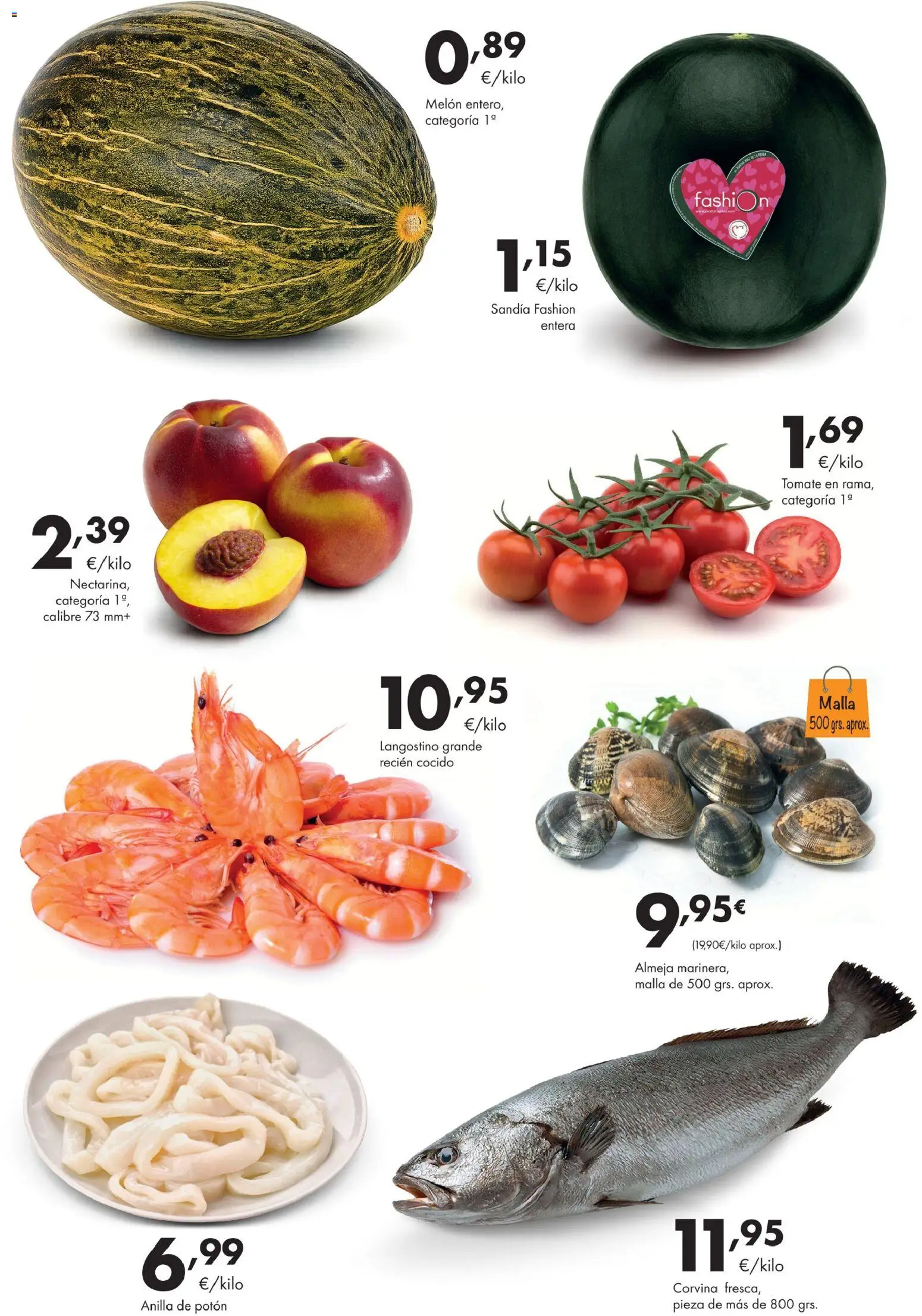 Lupa Supermercados folleto │ válido desde el 10/09/2026 | Página: 3 | Productos: Melón, Tomate, Sandía, Langostino