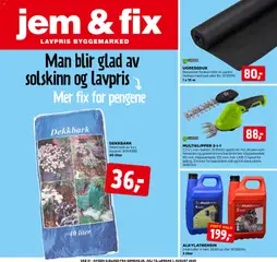 Forhåndsvisning av Jem & Fix kundeavis gyldig fra 26/07/2026