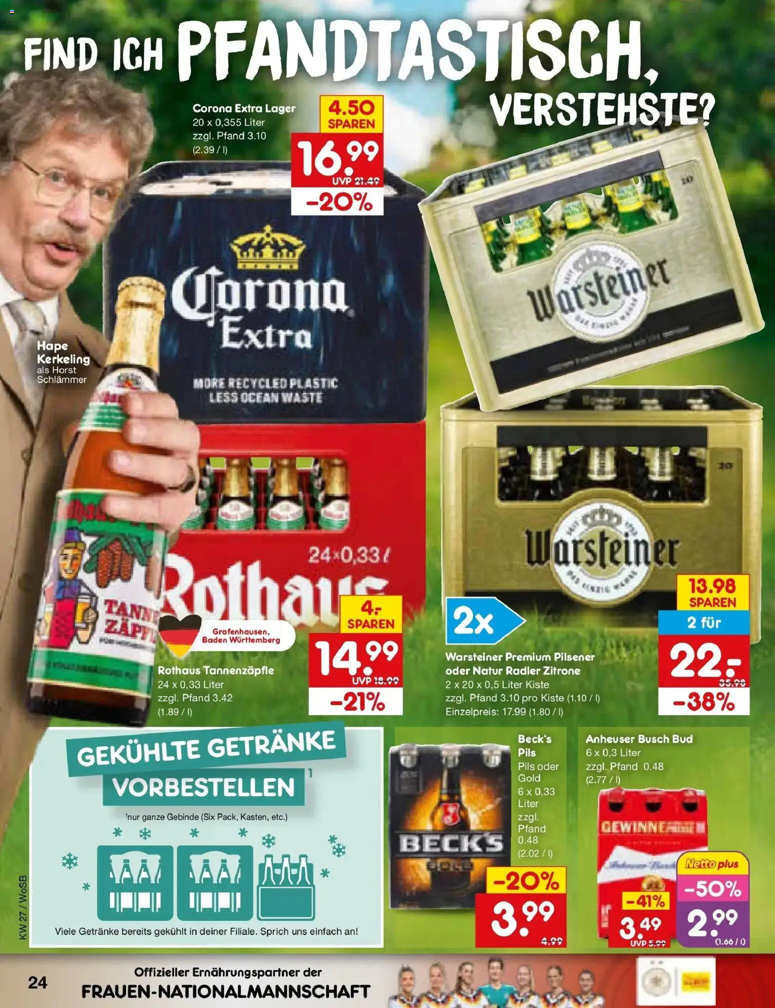 Netto Marken-Discount Prospekt Mannheim – gültig ab 28.06.2026 | Seite: 36 | Produkte: Pils, Radler, Warsteiner, Zitrone