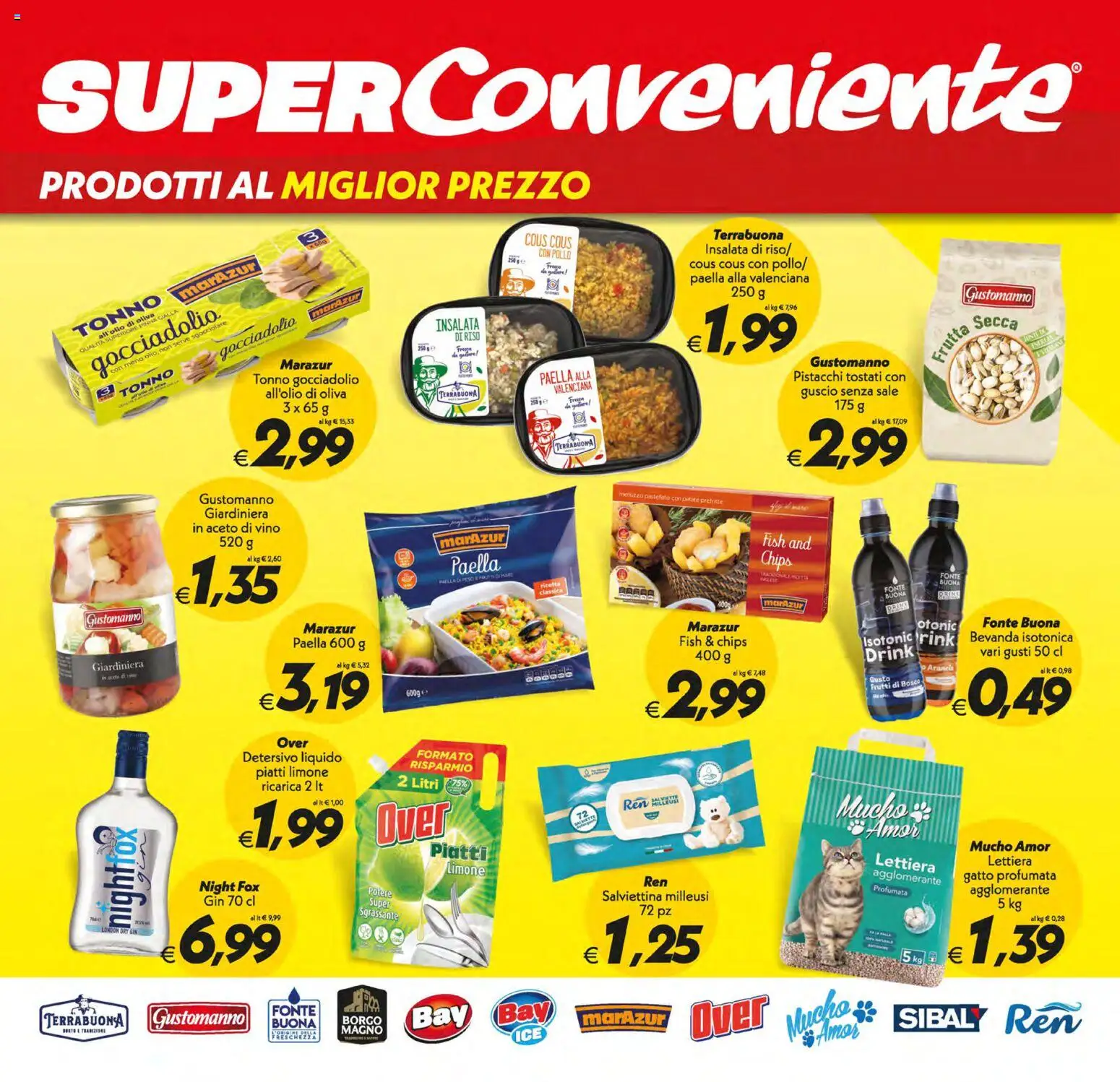 Volantino SuperConveniente del 30/06/2026 | Pagina: 15 | Prodotti: Insalata, Vino, Cous cous, Tonno