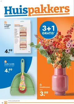 Blokker folder - Voorbeeld van een folder van Blokker, geldig van 24-10-2026 | Pagina: 16 | Producten: Stoffer, Bloemen, Kunstbloemen