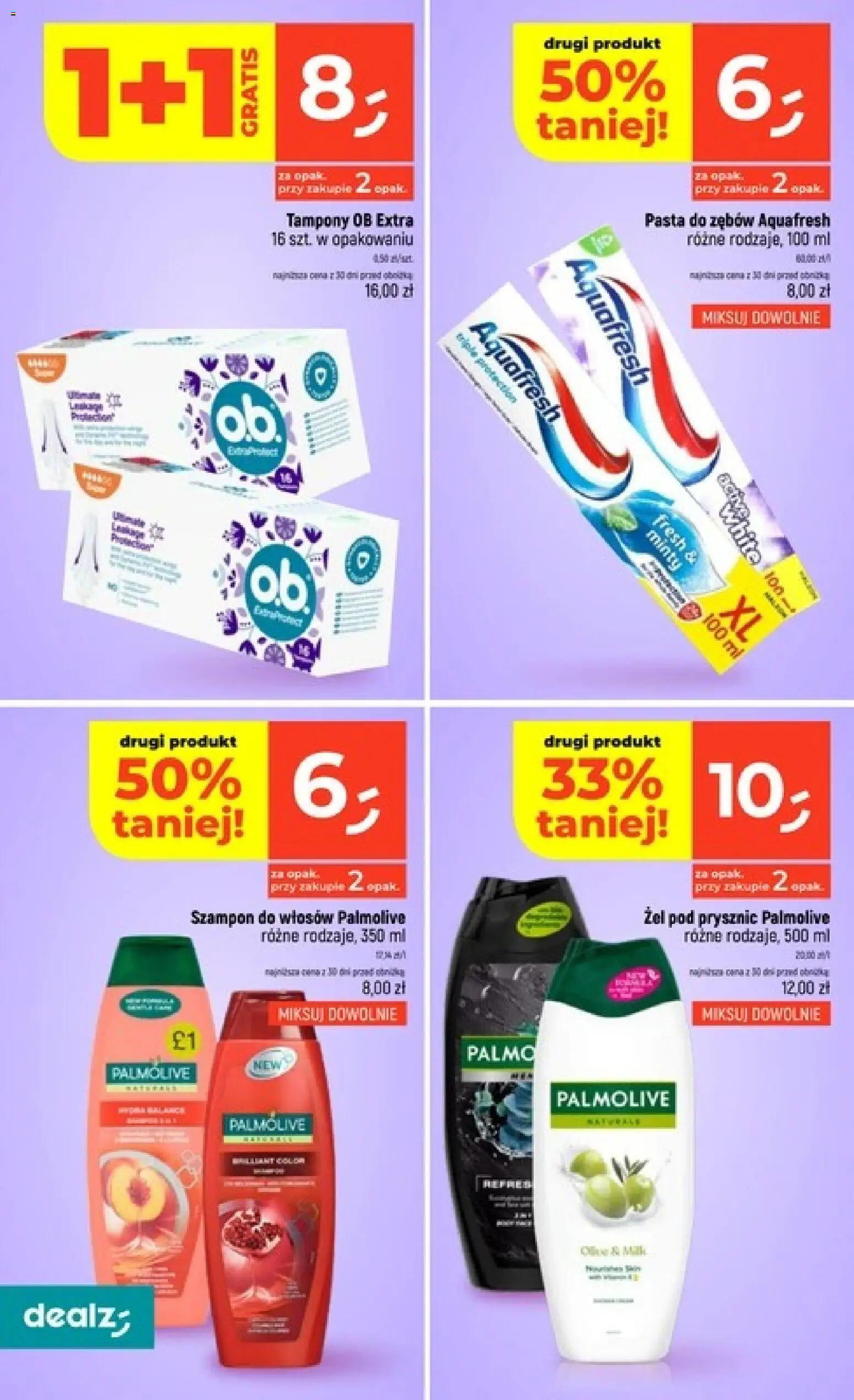 Dealz gazetka od 13.08.2026 | Strona: 26 | Produkty: Szampon do włosów, Prysznic, Pasta, Pasta do zębów