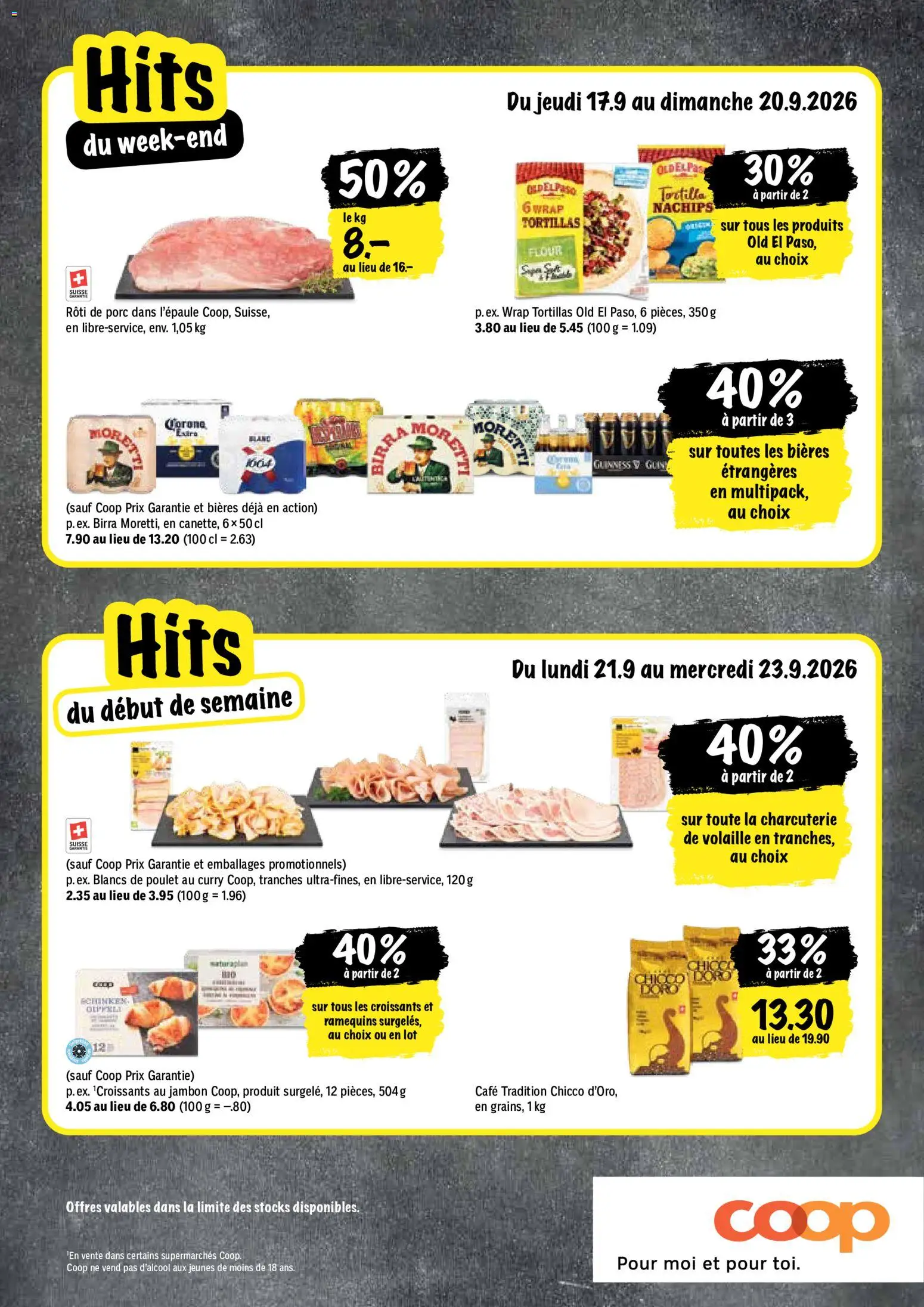 Coop aktionen FR – gültig ab 17.09.2026 | Seite: 20