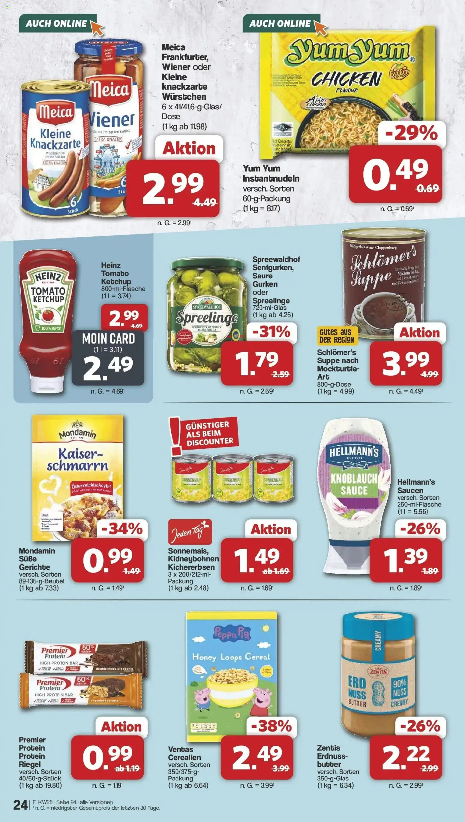 Famila Nordwest Prospekt Lohne – gültig ab 06.07.2026 | Seite: 24 | Produkte: Butter, Meica, Knoblauch, Ketchup