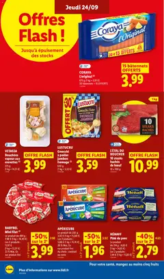 LIDL - Prévisualisation de HÉNAFF Pâté de porc, Le produit de 314 g : 4,65 € (1 kg = 14,81 €) Les 2 produits : 7,44 € (1 kg = 11,85 €) valide à partir de 24/09/2026 | Page: 16