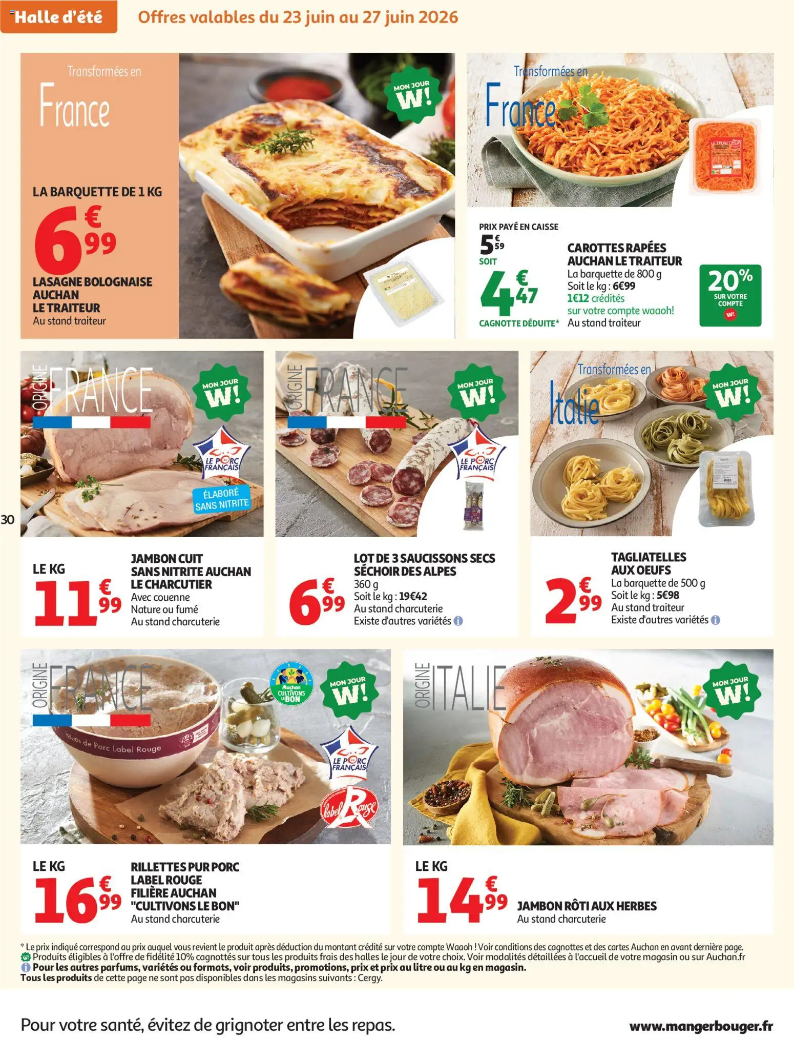 {H1} | Pagina: 30 | Producten: Lasagne, La