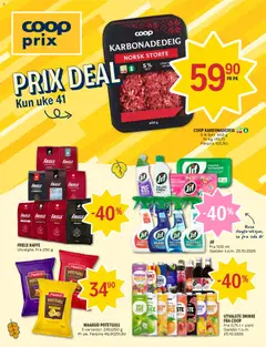 Forhåndsvisning av Coop Prix kundeavis gyldig fra 05/10/2026