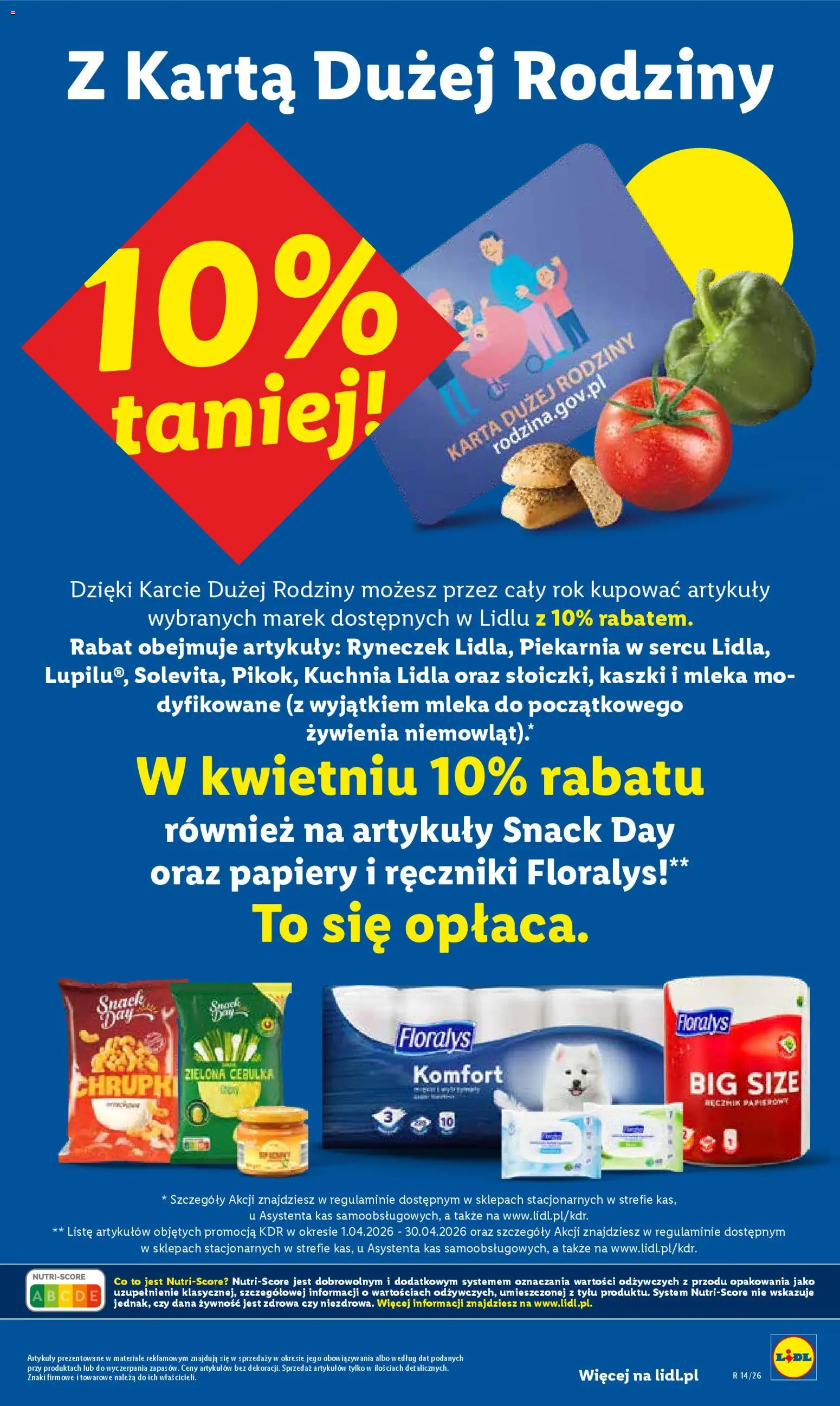 Lidl gazetka od 29.04.2026 | Strona: 89 | Produkty: Karta, Chrupki, Mleka, Piekarnia
