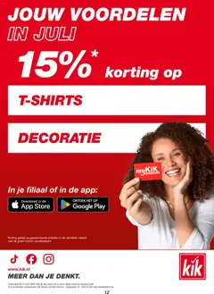 KiK folder - Voorbeeld van een folder van KiK, geldig van 06-07-2026 | Pagina: 12