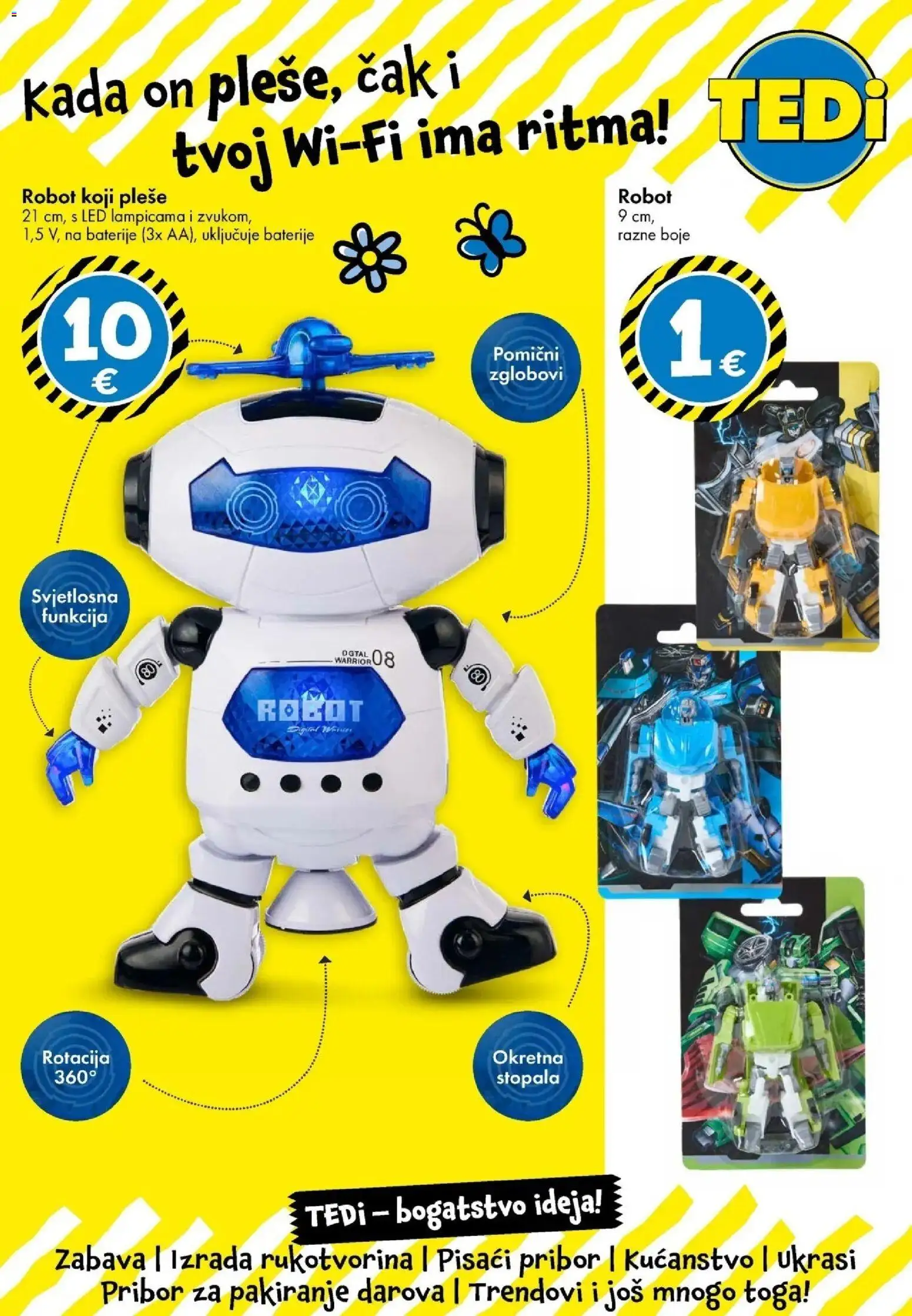 TEDi katalog | vrijedi od 18.03.2026 | Stranica: 15 | Proizvodi: Robot, Baterije