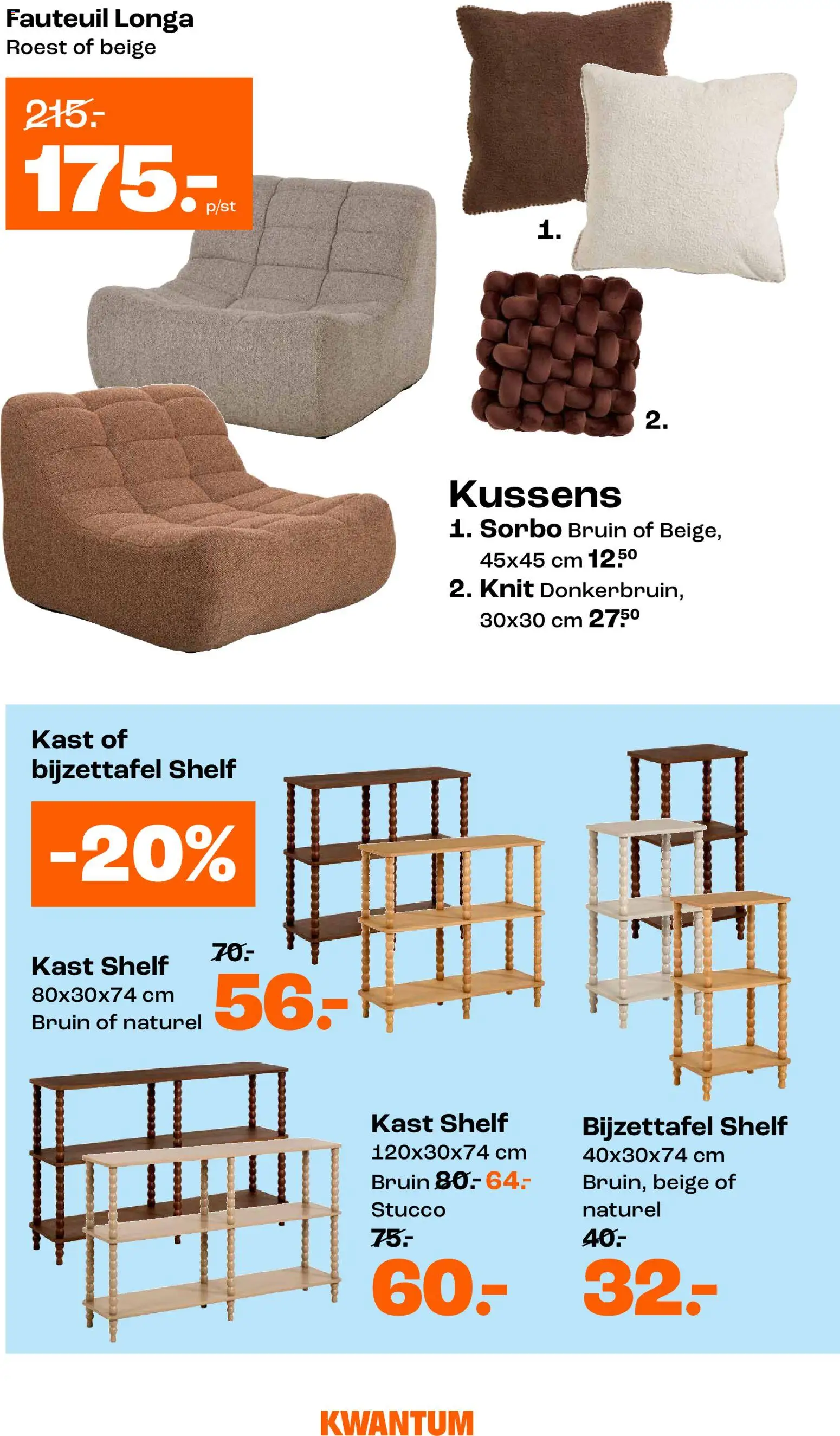 {H1} | Pagina: 8 | Producten: Fauteuil, Kast, Kussens