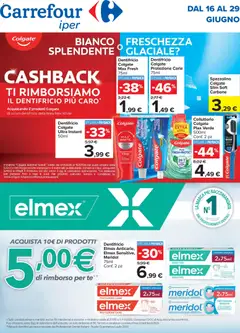 Anteprima del volantino Carrefour volantino Iper Cashback Carugate valido a partire dal 16.06.2026