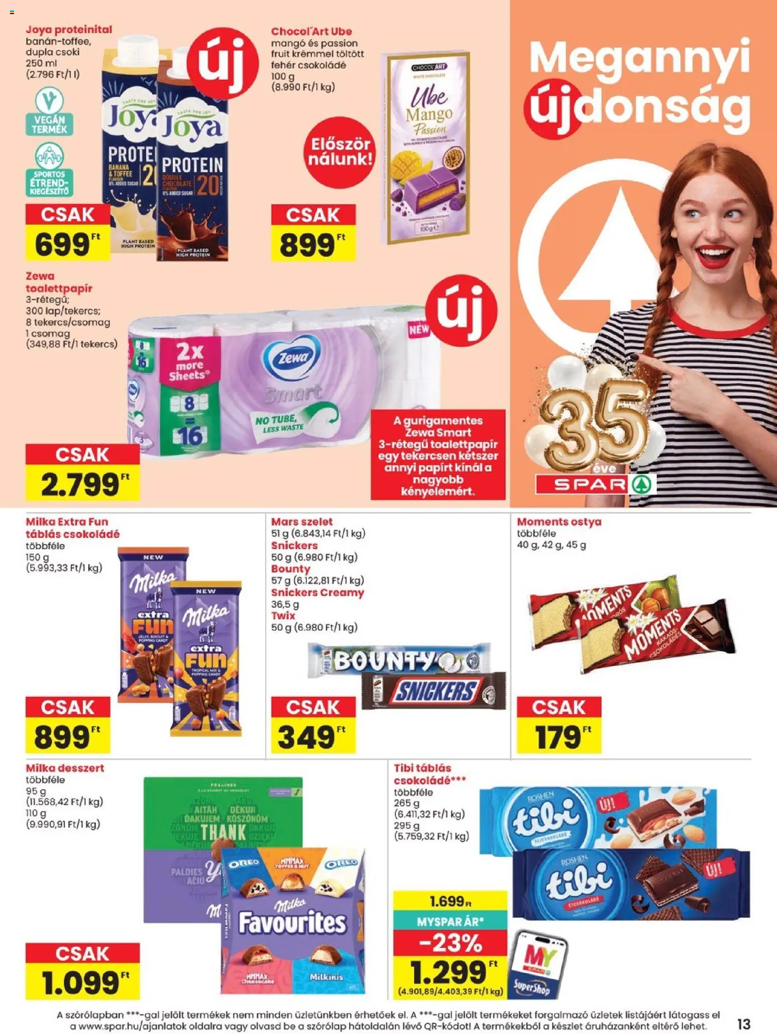Spar akciós ujság - amely érvényes a következő dátumtól: 2026.08.27. | Oldal: 13