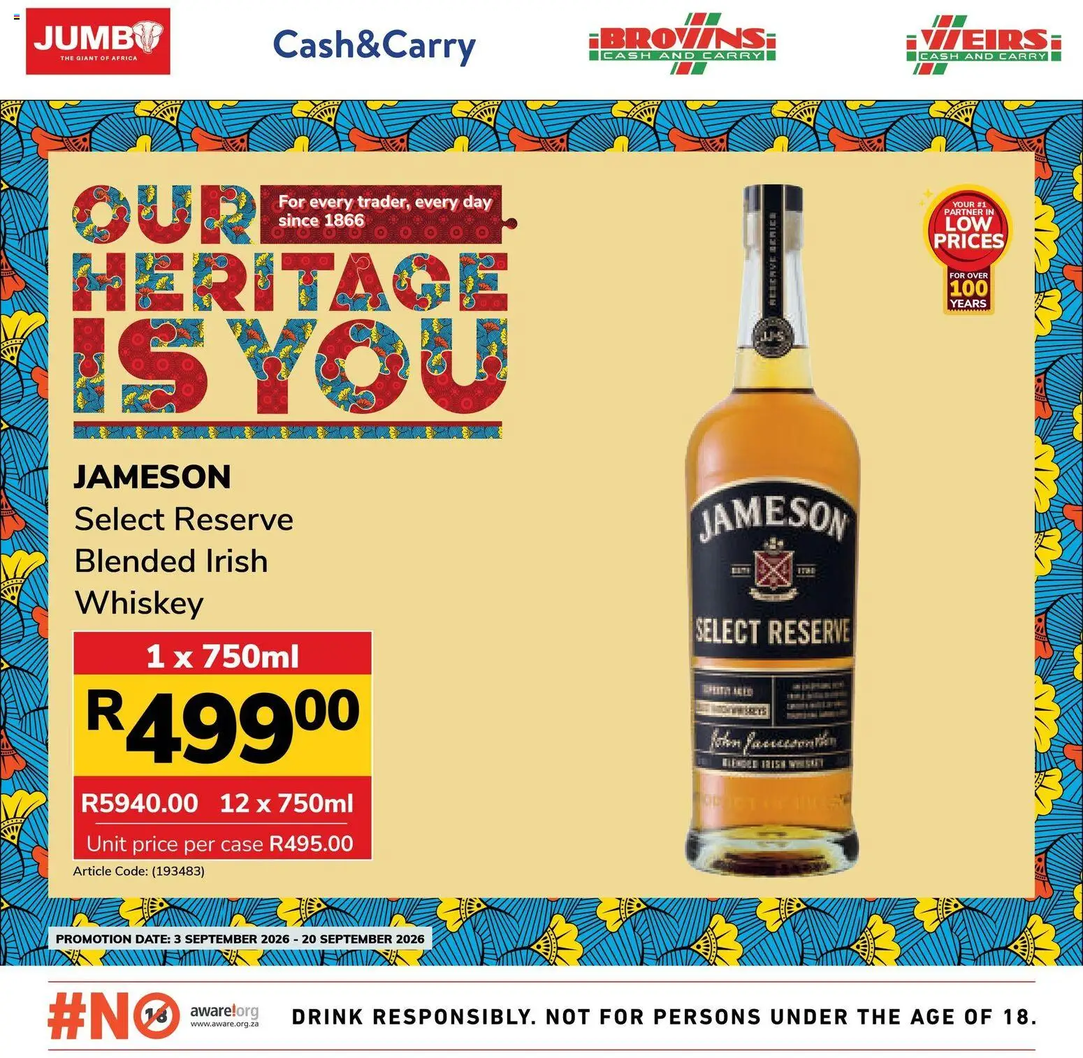 New Jumbo catalogue – valid from 03/09/2026 | Page: 6 | Products: Case, Whiskey