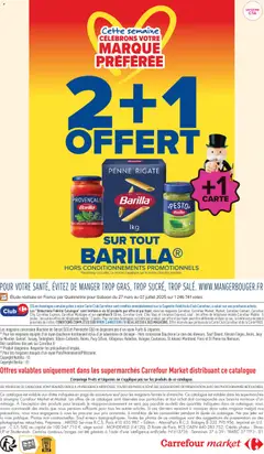 Carrefour Market - Prévisualisation de Carrefour Market catalogue valide à partir de 08/09/2026 | Page: 3 | Produits: Barilla, Couverture, Nutella, Livre