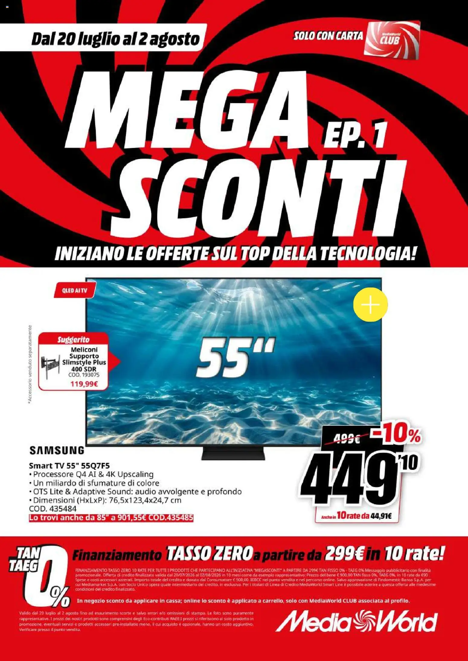 Volantino Media World del 20/07/2026 | Pagina: 5