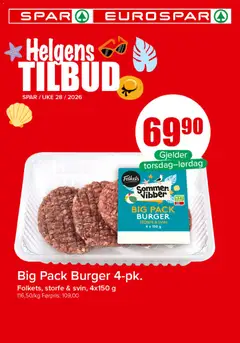 Forhåndsvisning av Spar Helgens Tilbud gyldig fra 09/07/2026