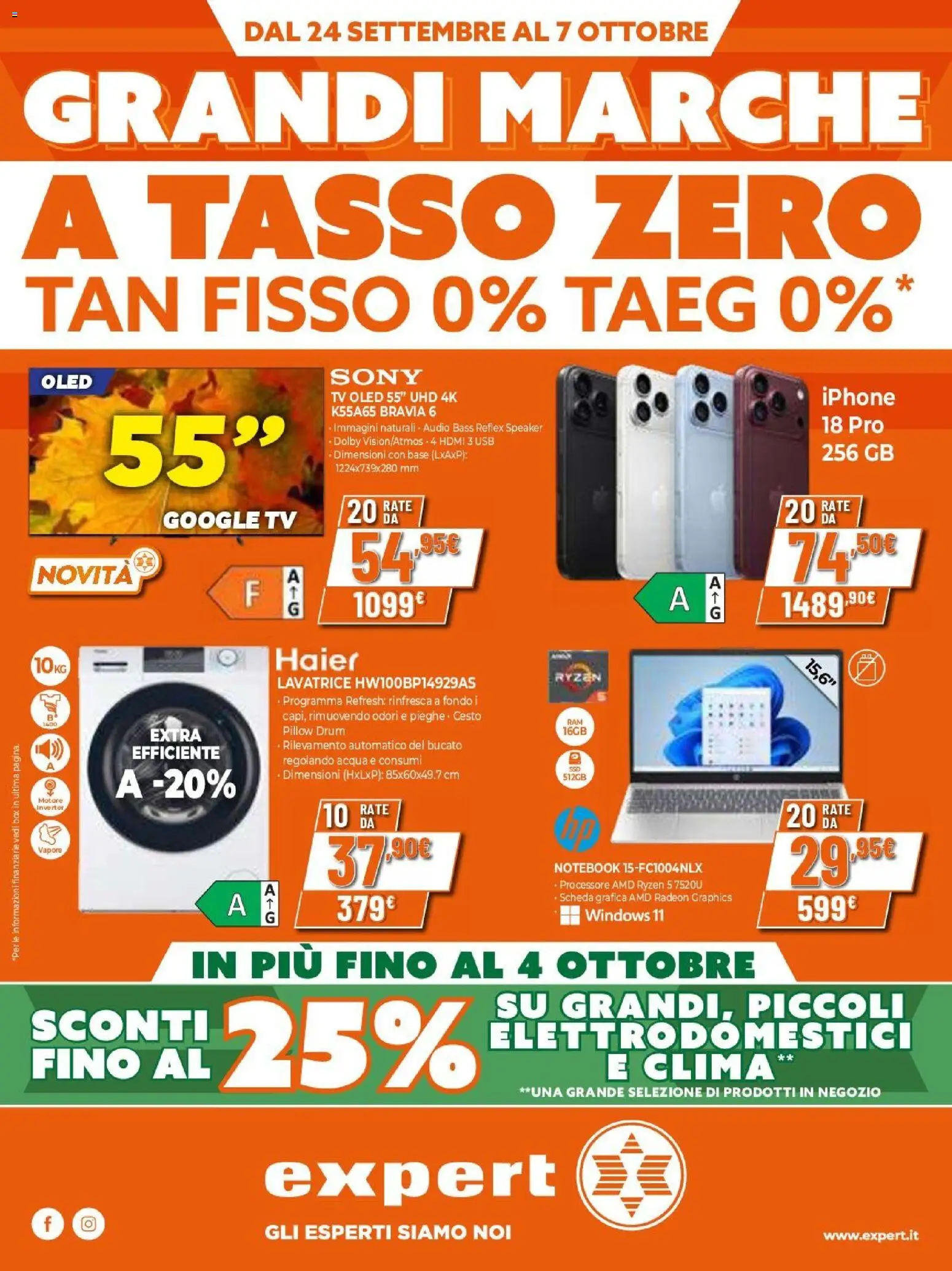Volantino Iperal del 24/09/2026 | Pagina: 1 | Prodotti: Notebook, Iphone, TV, USB