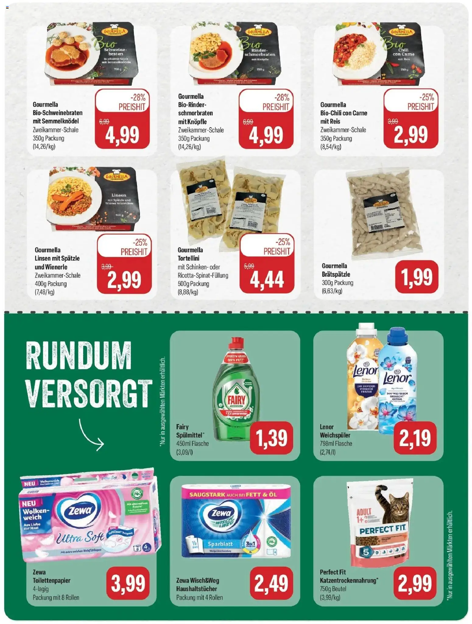 Feneberg Aktuelle Angebote (ab 19.10.2026) zum Blättern | Seite: 11 | Produkte: Lenor, Öl, Zewa, Weichspüler