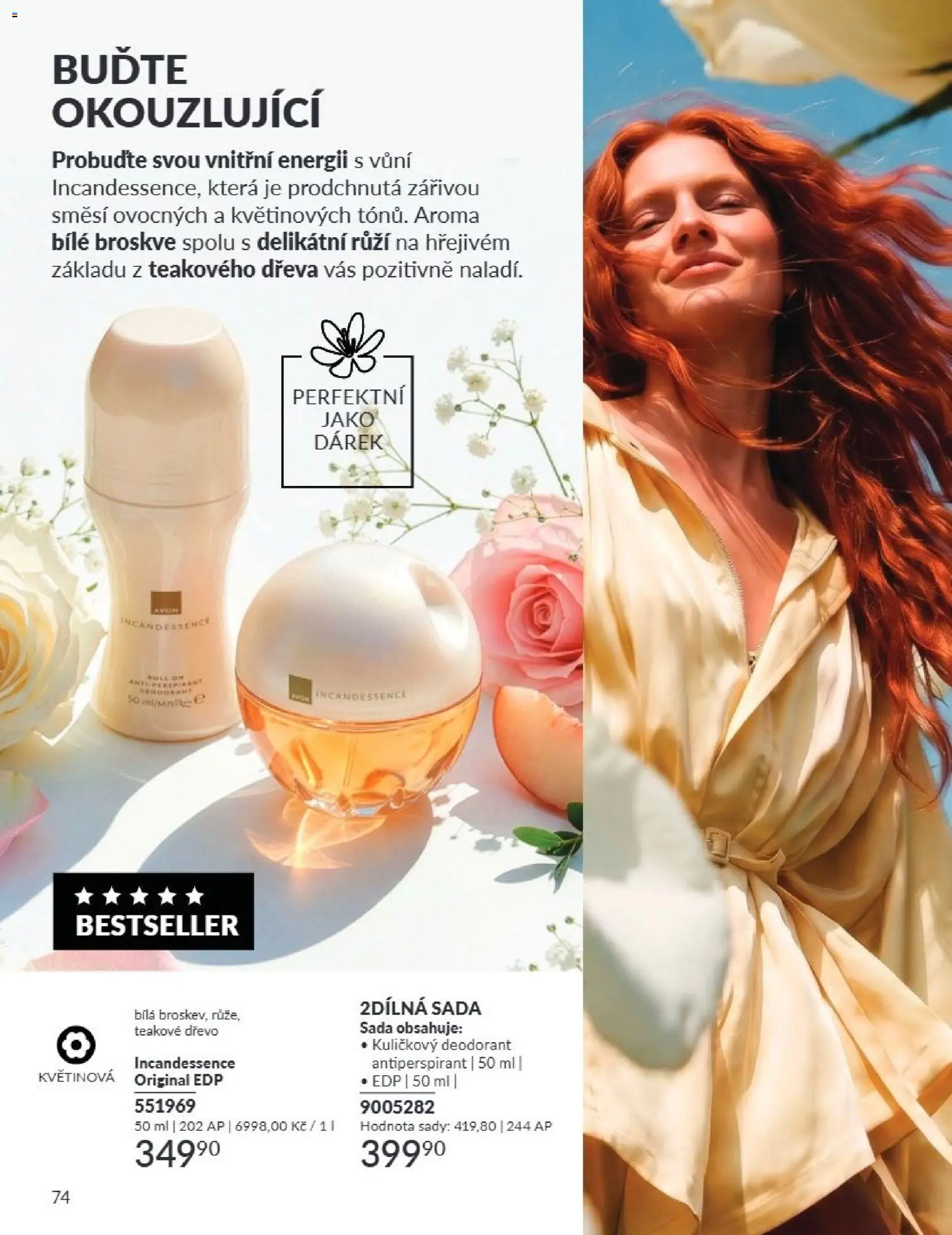 Avon Katalog 08/2026 od 01.08.2026 | Strana: 74 | Produkty: Deodorant, Antiperspirant, Broskve