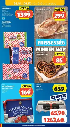 PÖTTYÖS TÚRÓ RUDI, 6 x 51 g vagy 6 x 35 g / csomag - amely érvényes a következő dátumtól: 11.06.2026 | Oldal: 40