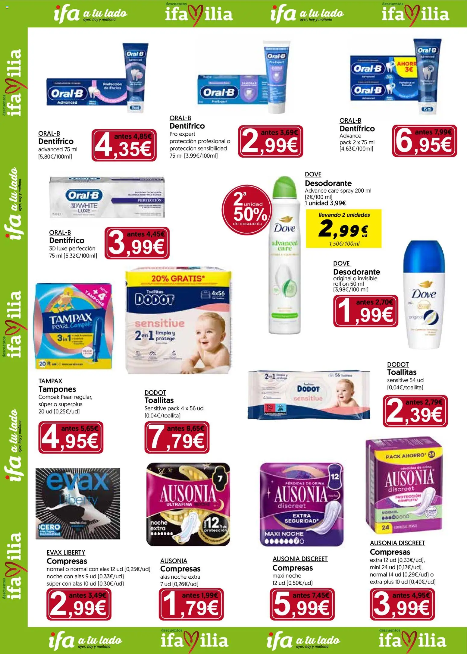 Hiper Usera folleto │ válido desde el 31/08/2026 | Página: 10 | Productos: Desodorante, Tampones, Compresas
