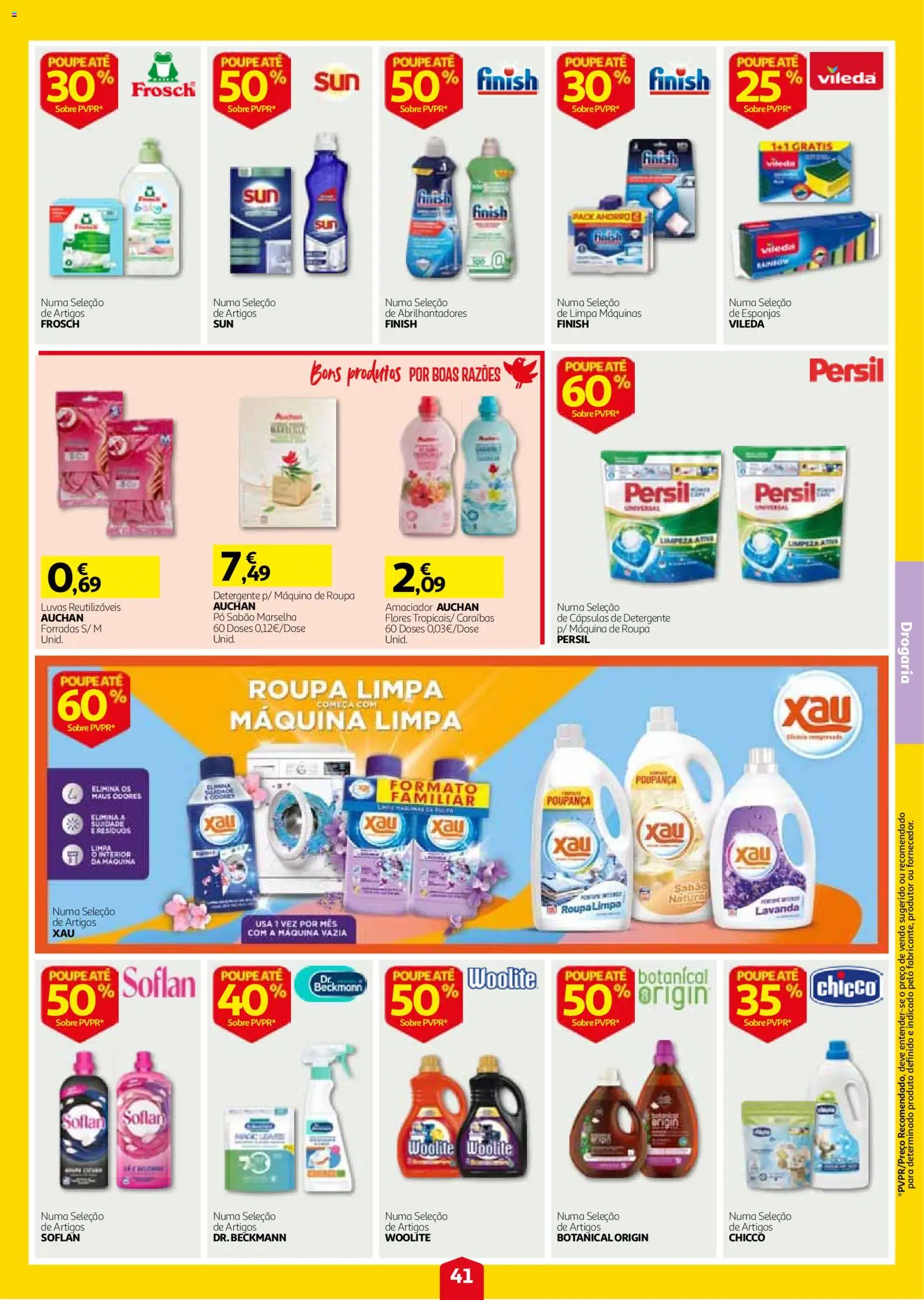 Auchan folheto │ válido de 24/09/2026 | Página: 41 | Produtos: Pó, Sabão, Cápsulas, Persil