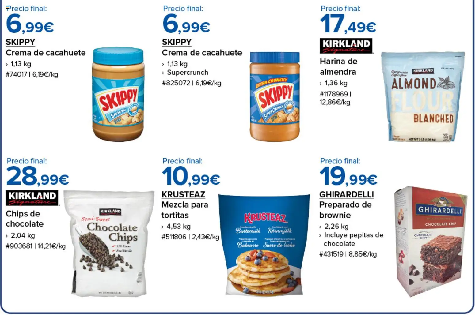 Costco catálogo │ válido desde el 30/06/2026 | Página: 4 | Productos: Leche, Chocolate, Crema