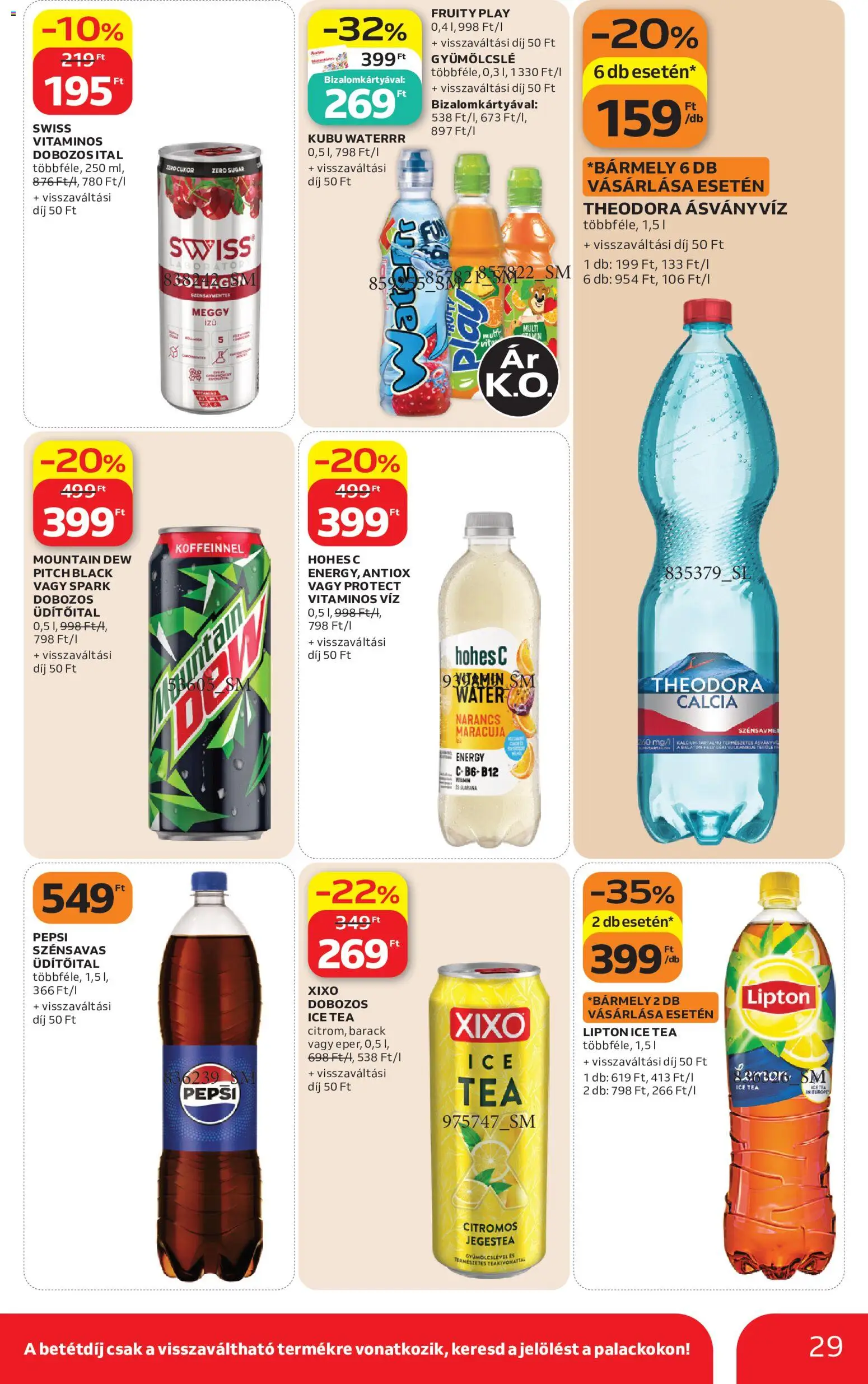 Auchan akciós ujság - amely érvényes a következő dátumtól: 2026.08.13. | Oldal: 29