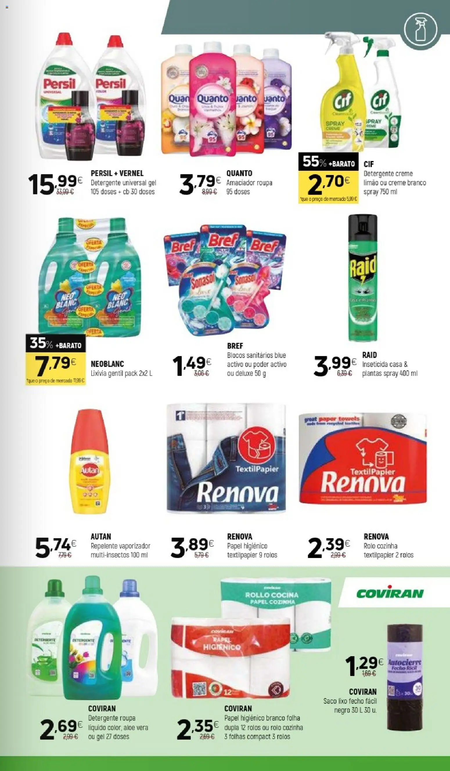 Coviran folheto │ válido de 16.06.2026 | Página: 19 | Produtos: Detergente, Repelente, Persil, Creme