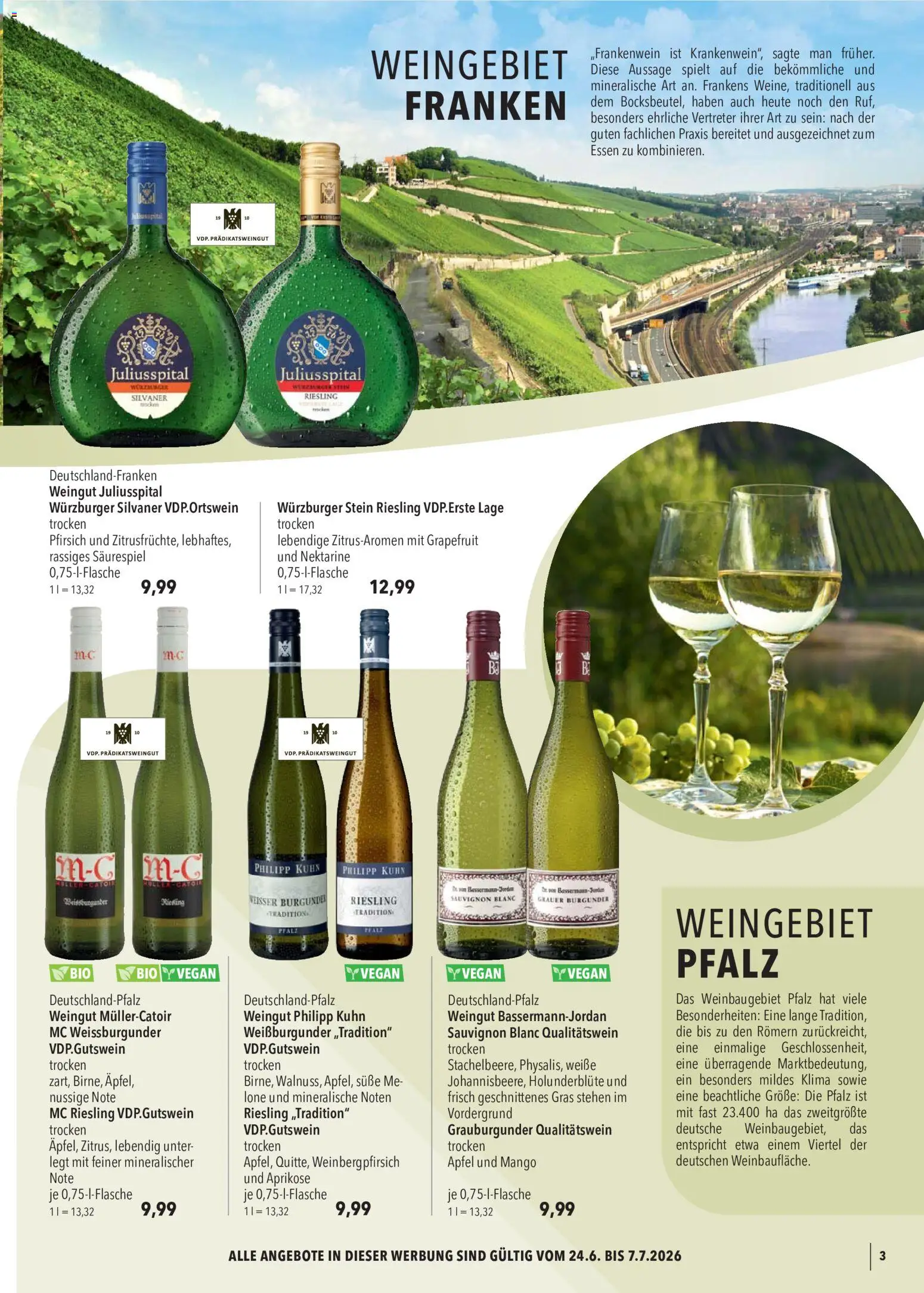 CITTI Markt Sommer Weine – gültig ab 24.06.2026 | Seite: 3 | Produkte: Äpfel, Grapefruit, Pfirsich, Nektarine