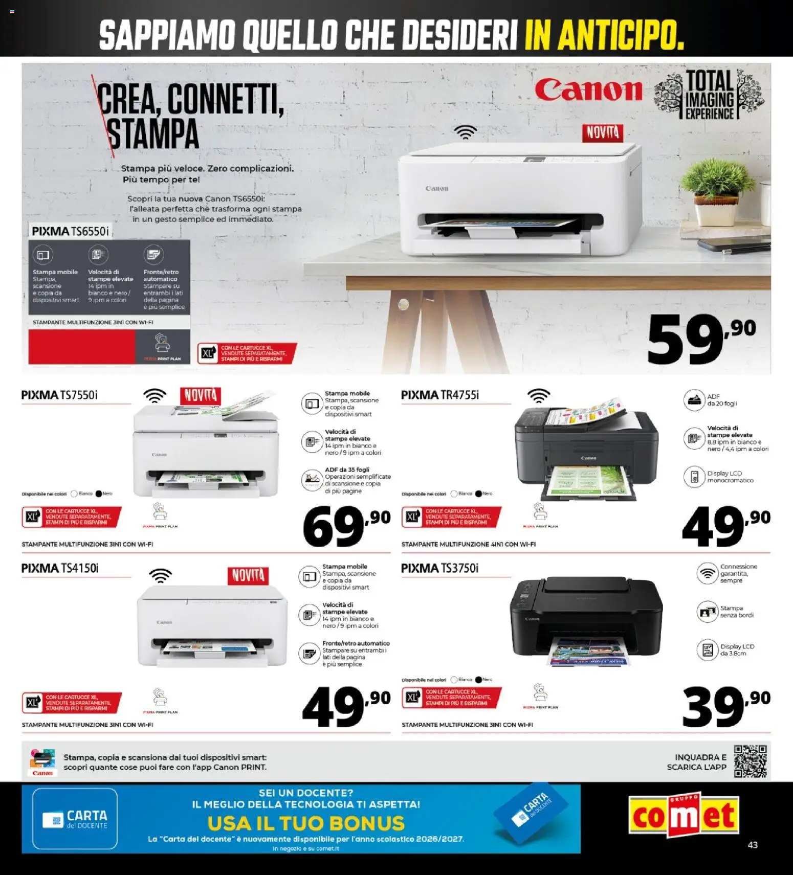 Volantino Comet del 29/10/2026 | Pagina: 43