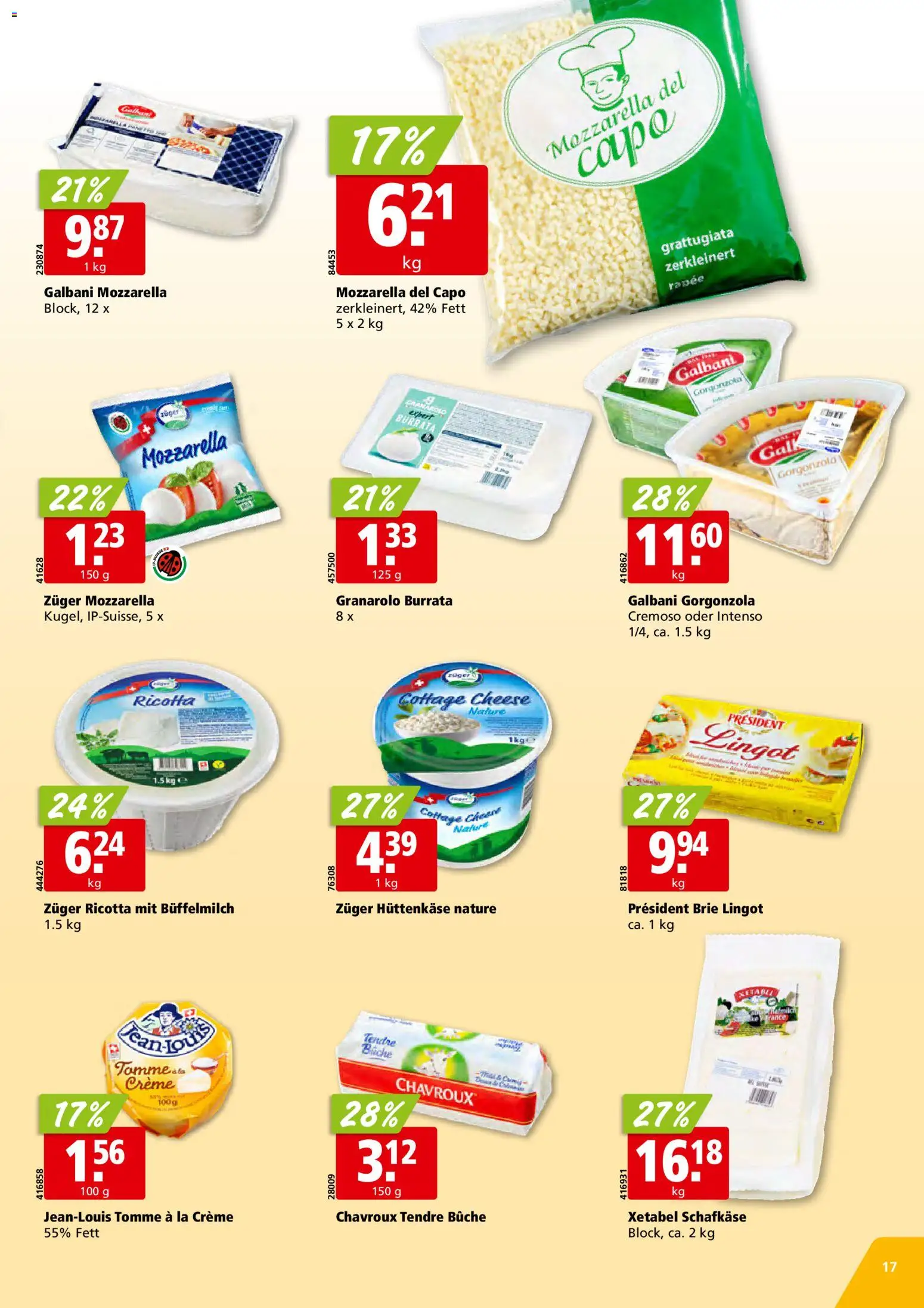 Aligro aktionen – gültig ab 10.08.2026 | Seite: 17 | Produkte: Fennikel, Hüttenkäse, Creme