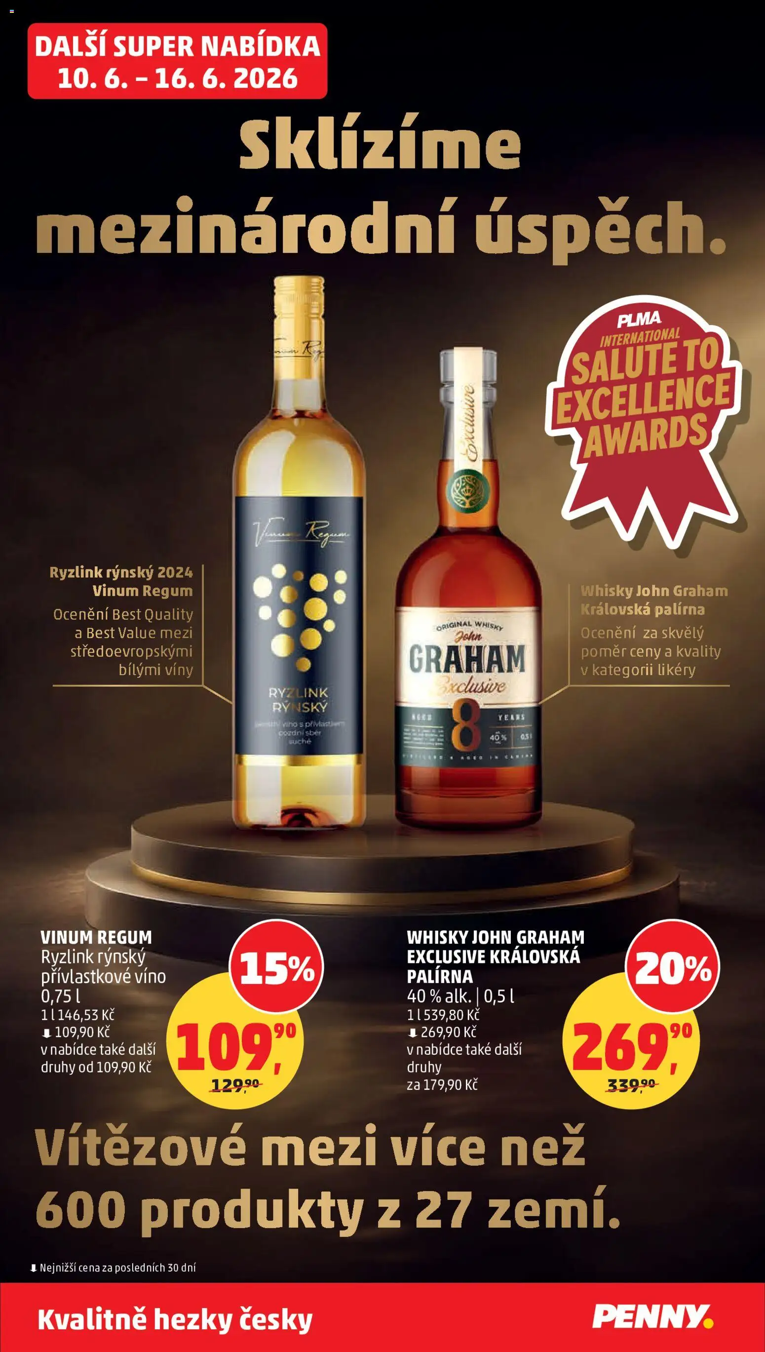 Penny Market leták od 10.06.2026 | Strana: 35 | Produkty: Víno, Whisky