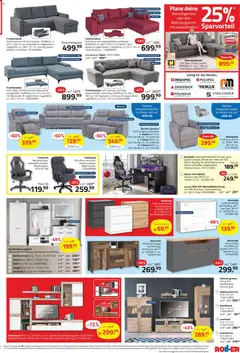Roller Prospekt ab 28.06.2026 gültig | Seite: 11 | Produkte: Wohnwand, Kissen, Topper, Chefsessel