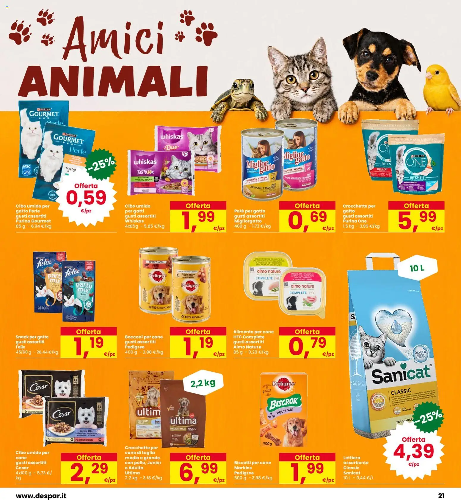 Volantino Interspar del 13/08/2026 | Pagina: 21 | Prodotti: Paté, Biscotti, Fegato, Agnello