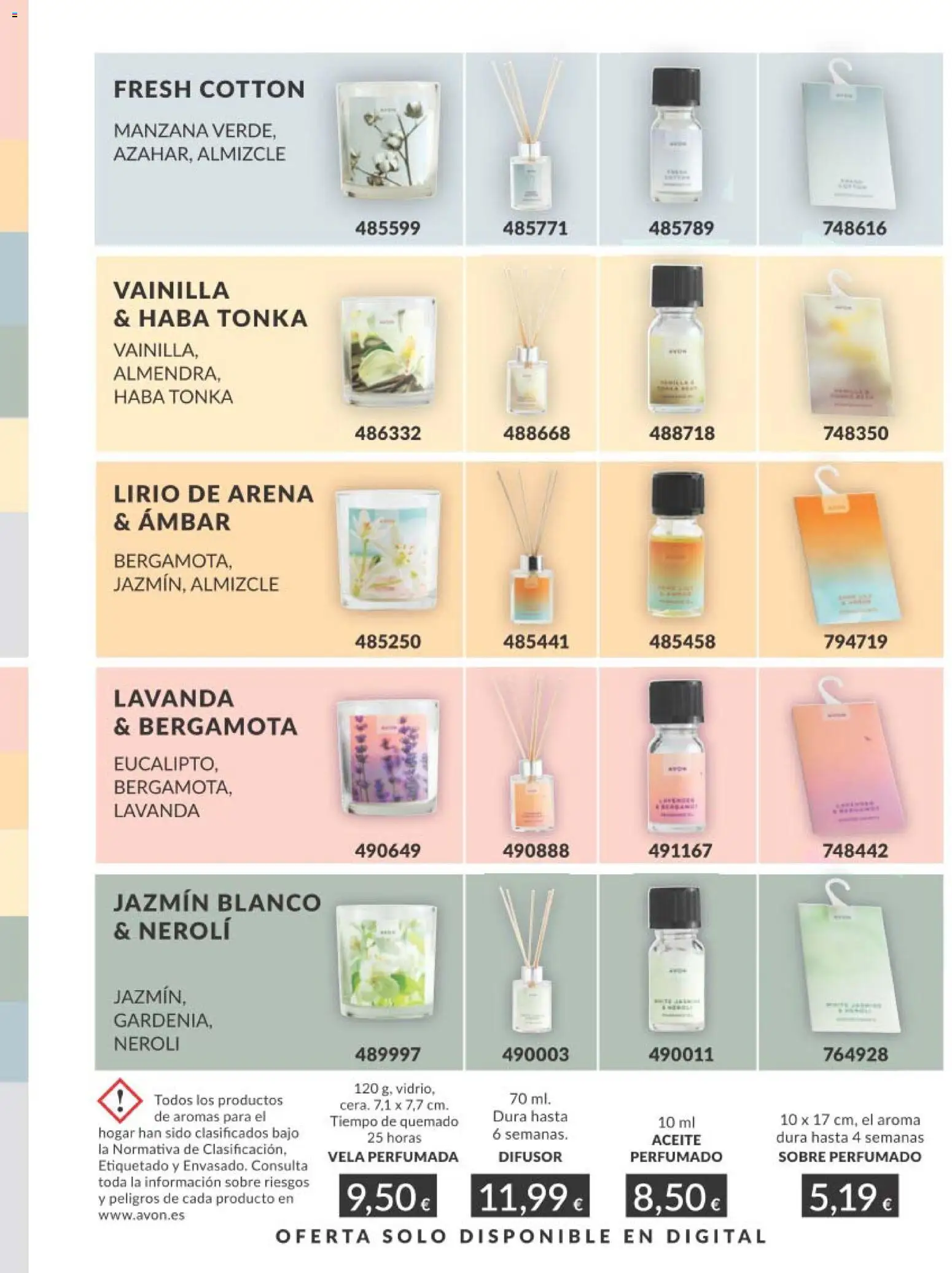 Catálogo AVON campaña 8 │ válido desde el 01/08/2026 | Página: 201 | Productos: Aceite, Manzana, Vela