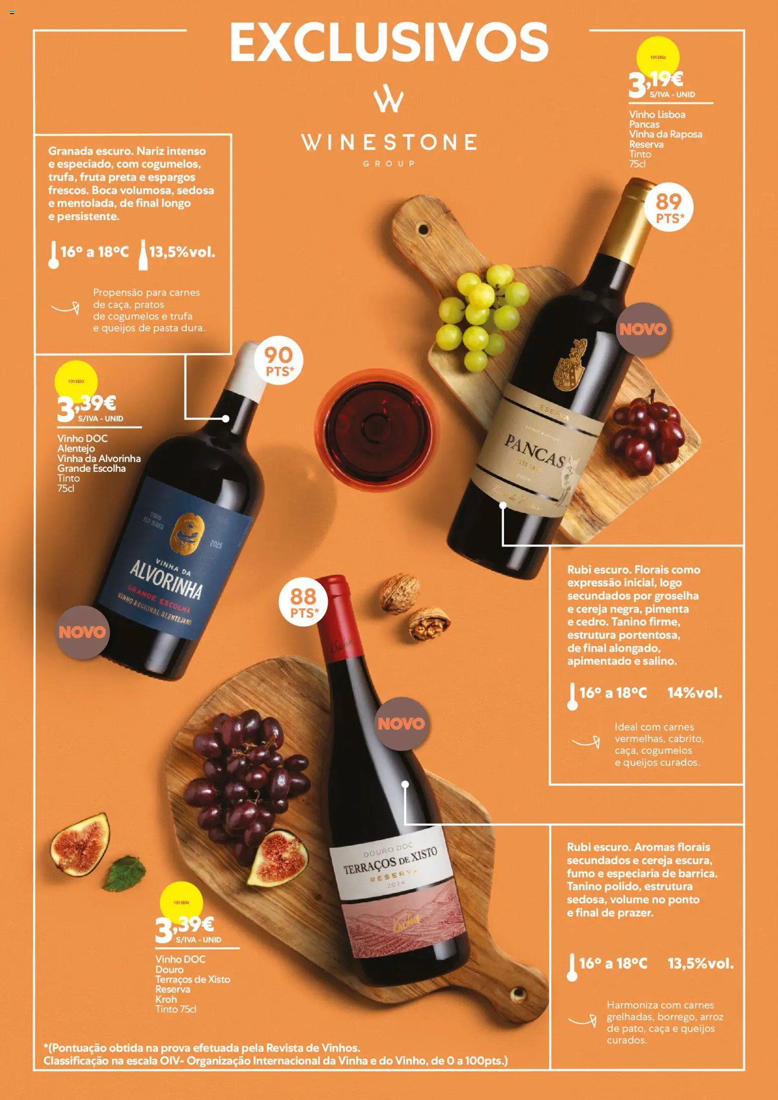 Recheio - Novo Catálogo de Vinhos │ válido de 03/09/2026 | Página: 4 | Produtos: Pimenta, Cereja, Revista, Cogumelos