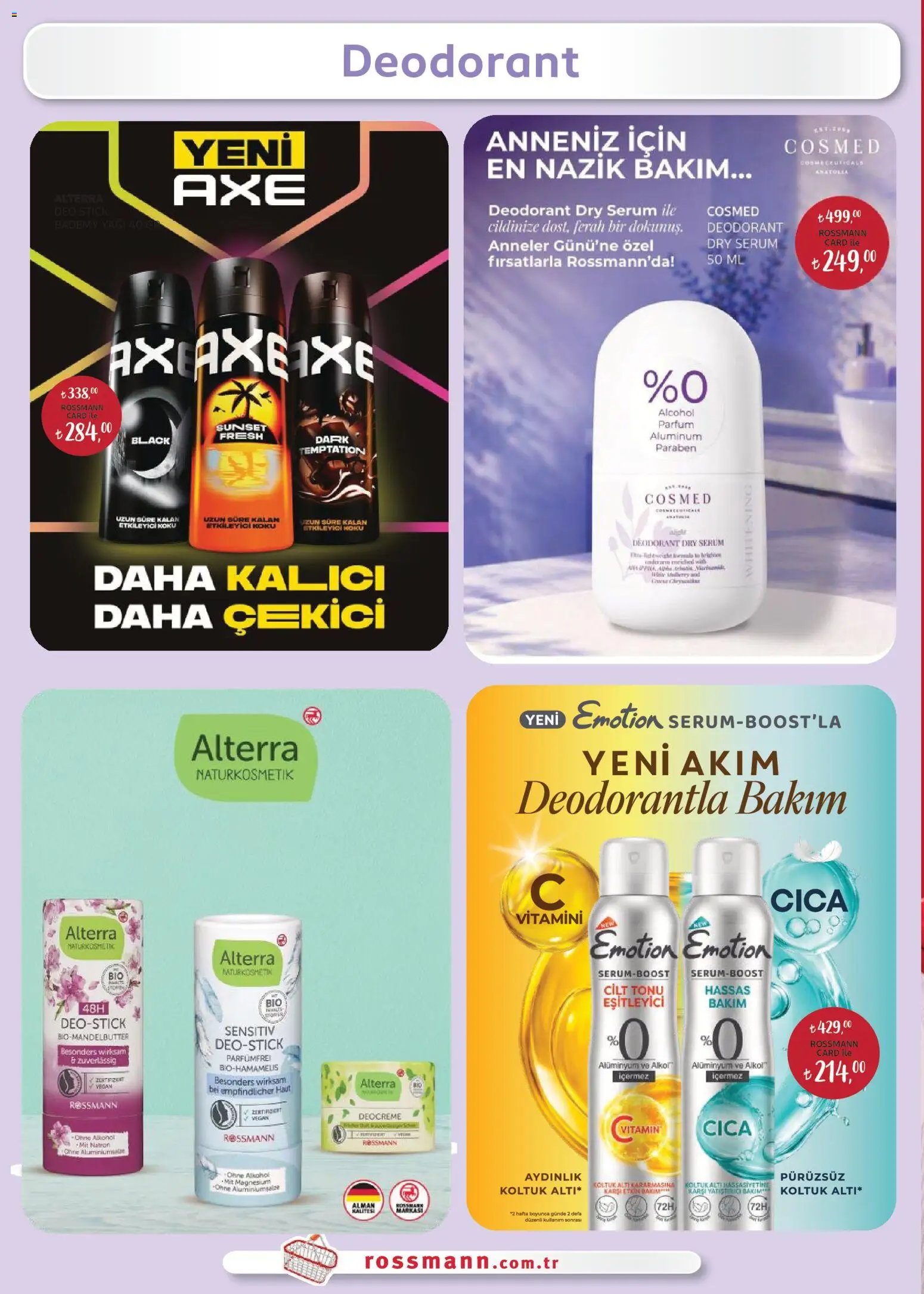 Rossmann - Mayıs Kişisel Bakım Kataloğu - 30.04.2026 tarihinden itibaren geçerlidir | Sayfa: 18 | Ürünler: Koltuk, Deodorant, Parfüm, Koku