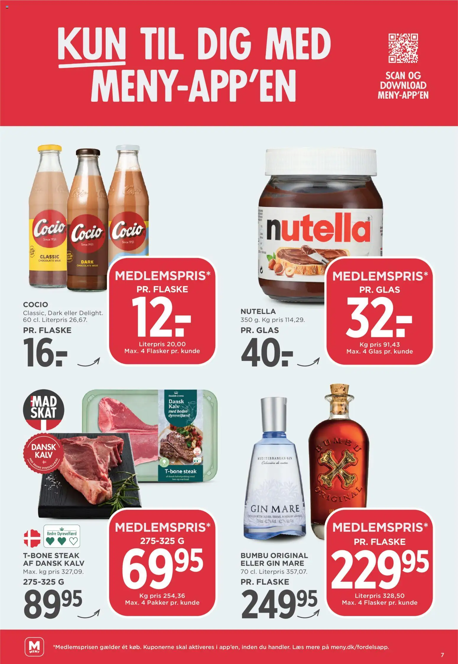 Meny tilbudsavis – gyldig fra 11/09/2026 | Side: 7 | Produkter: Gin, Nutella