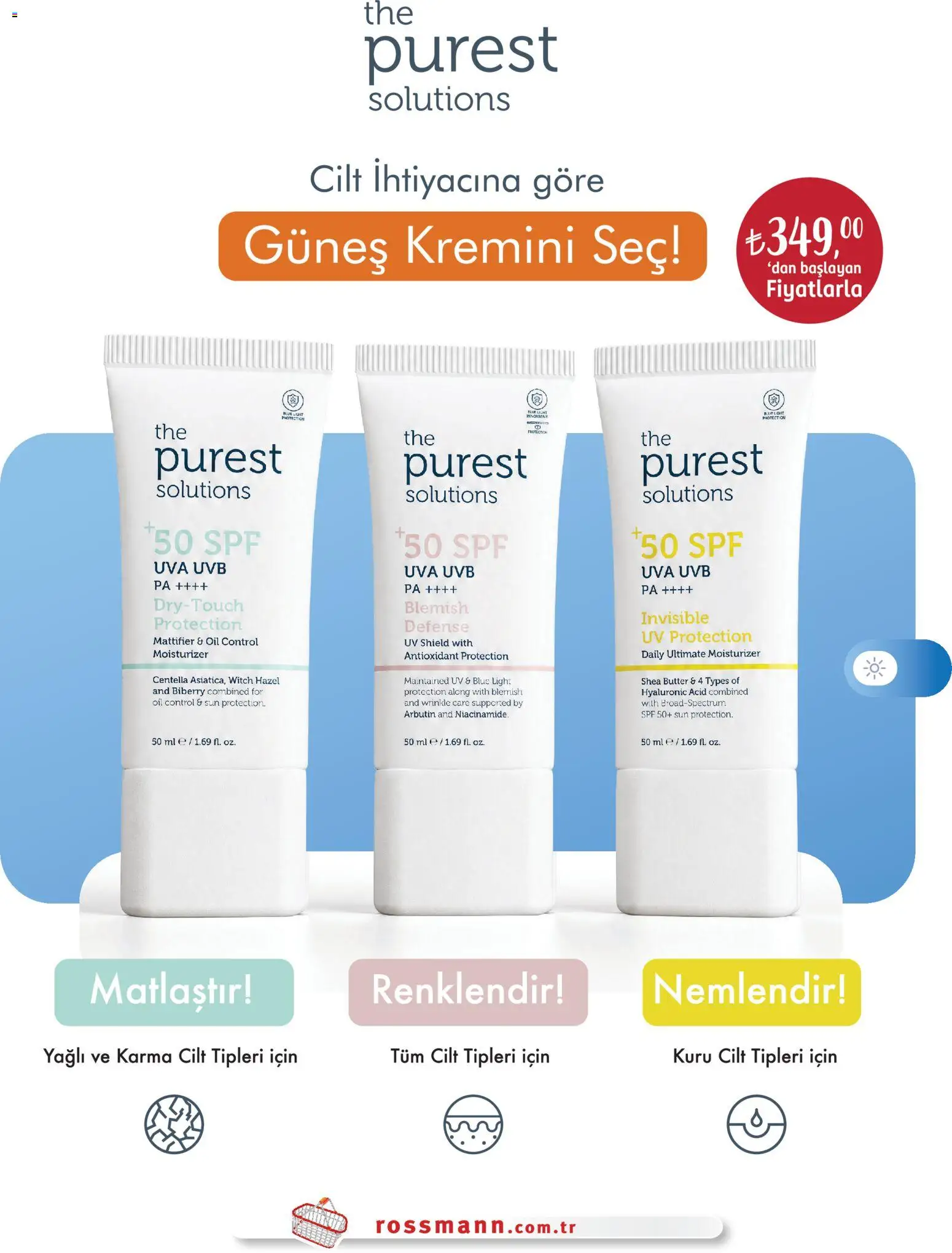 Rossmann aktüel ürünler kataloğu yayımlandı! Bu hafta 01 - 24 Haziran 2026 günü Rossmann indirimli ürünleri