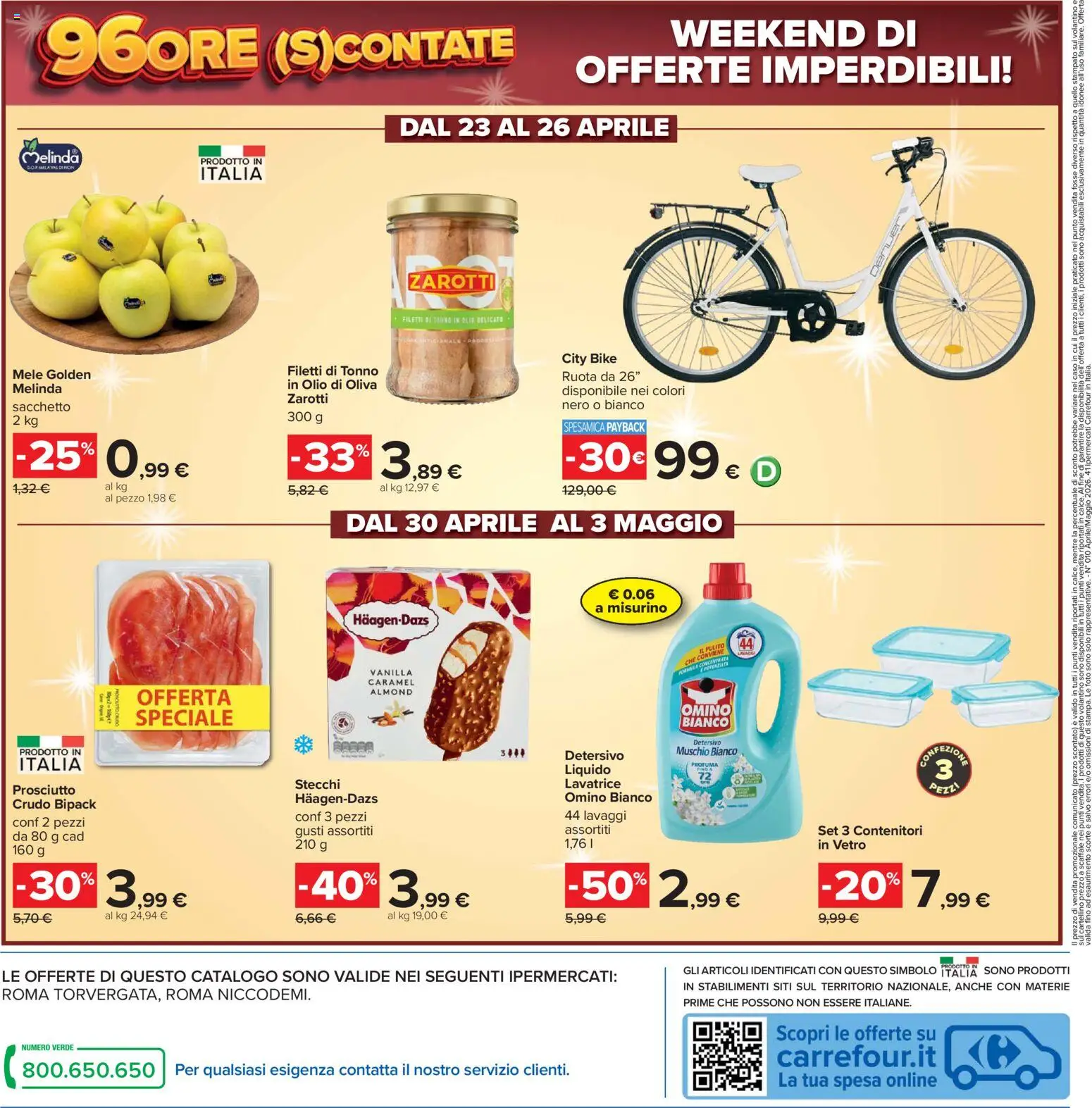 Volantino Carrefour del 21.04.2026 | Pagina: 34 | Prodotti: Mele, Olio, Tonno, Olio di Oliva