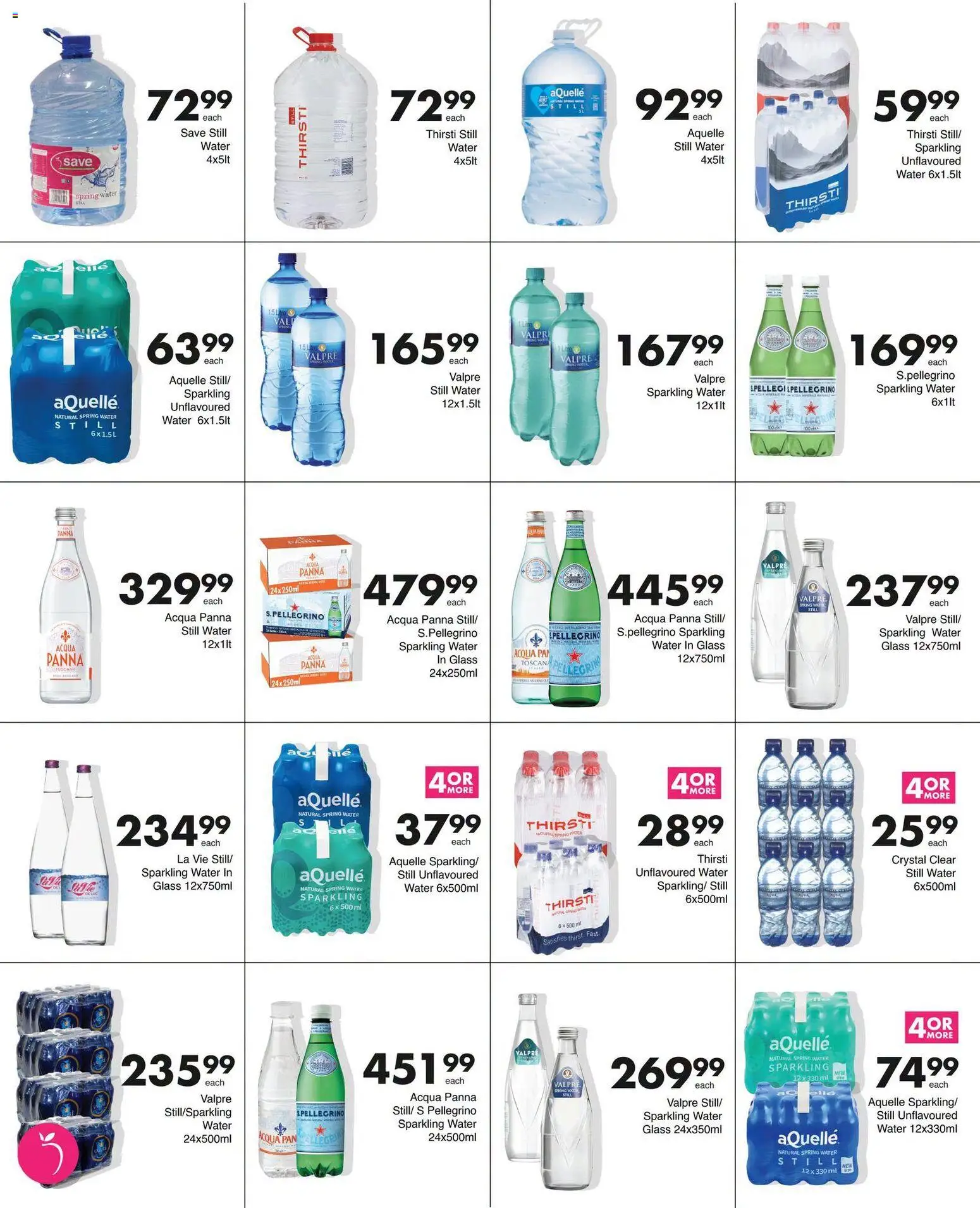 New Save catalogue – valid from 17/08/2026 | Page: 18 | Products: Water