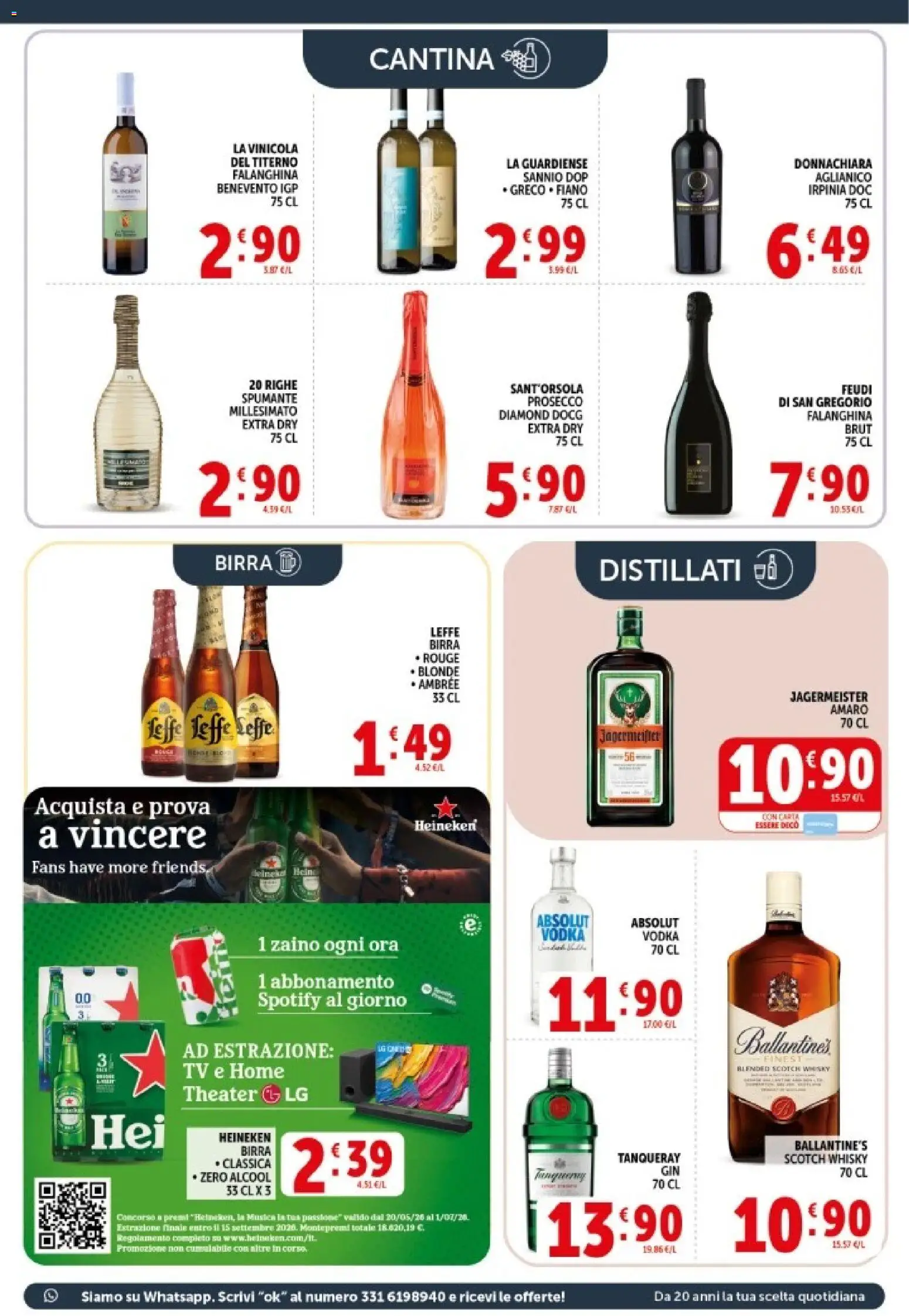 Volantino Decò del 20.05.2026 | Pagina: 21 | Prodotti: Birra, Zaino, Spumante, TV