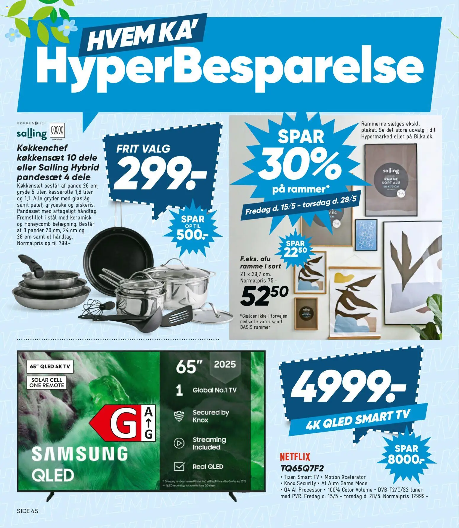 Bilka tilbudsavis – gyldig fra 22.05.2026 | Side: 4 | Produkter: Processor, Rammer, Smart TV, TV
